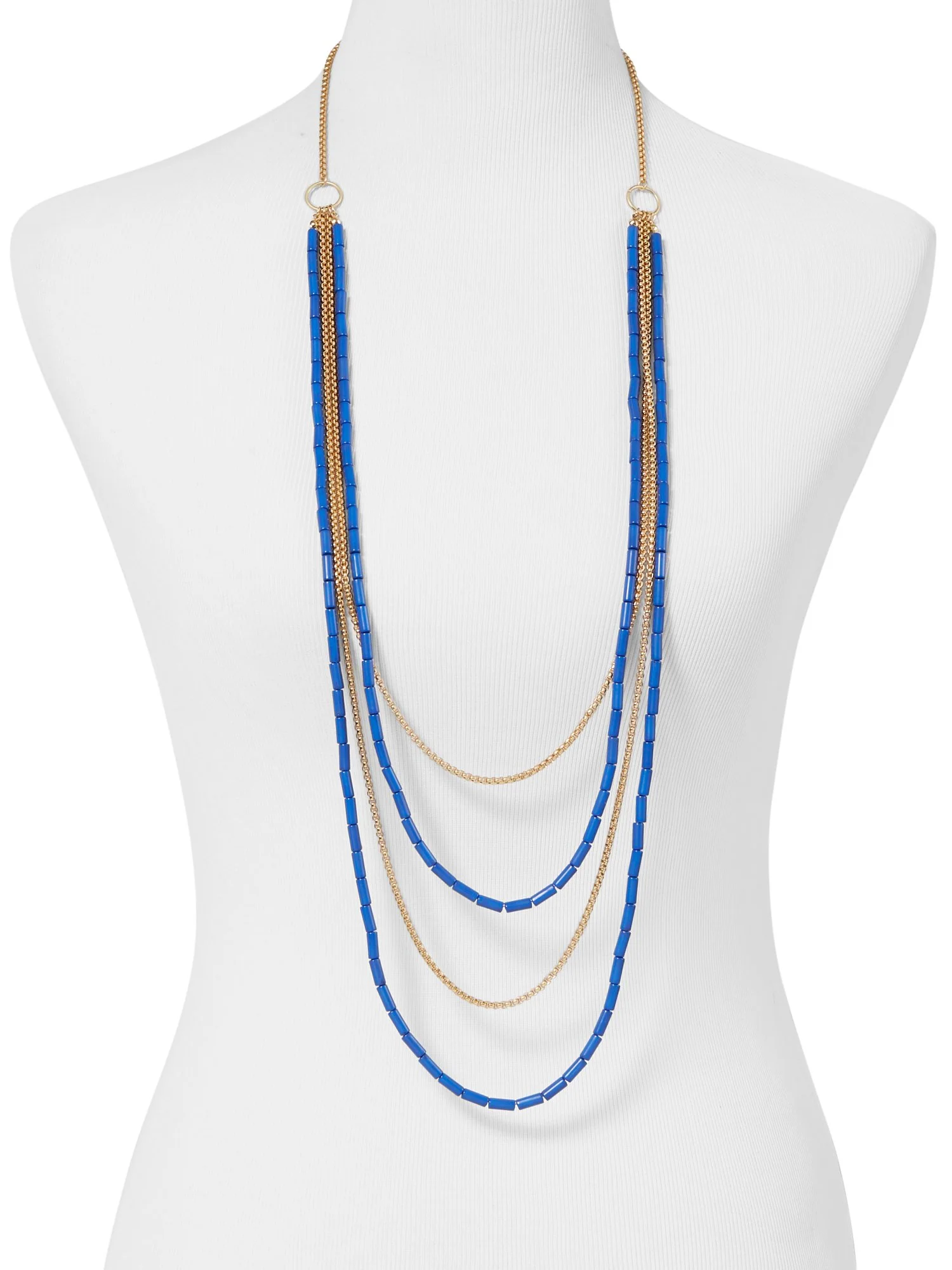 Beaded Layered Necklace - Image 2