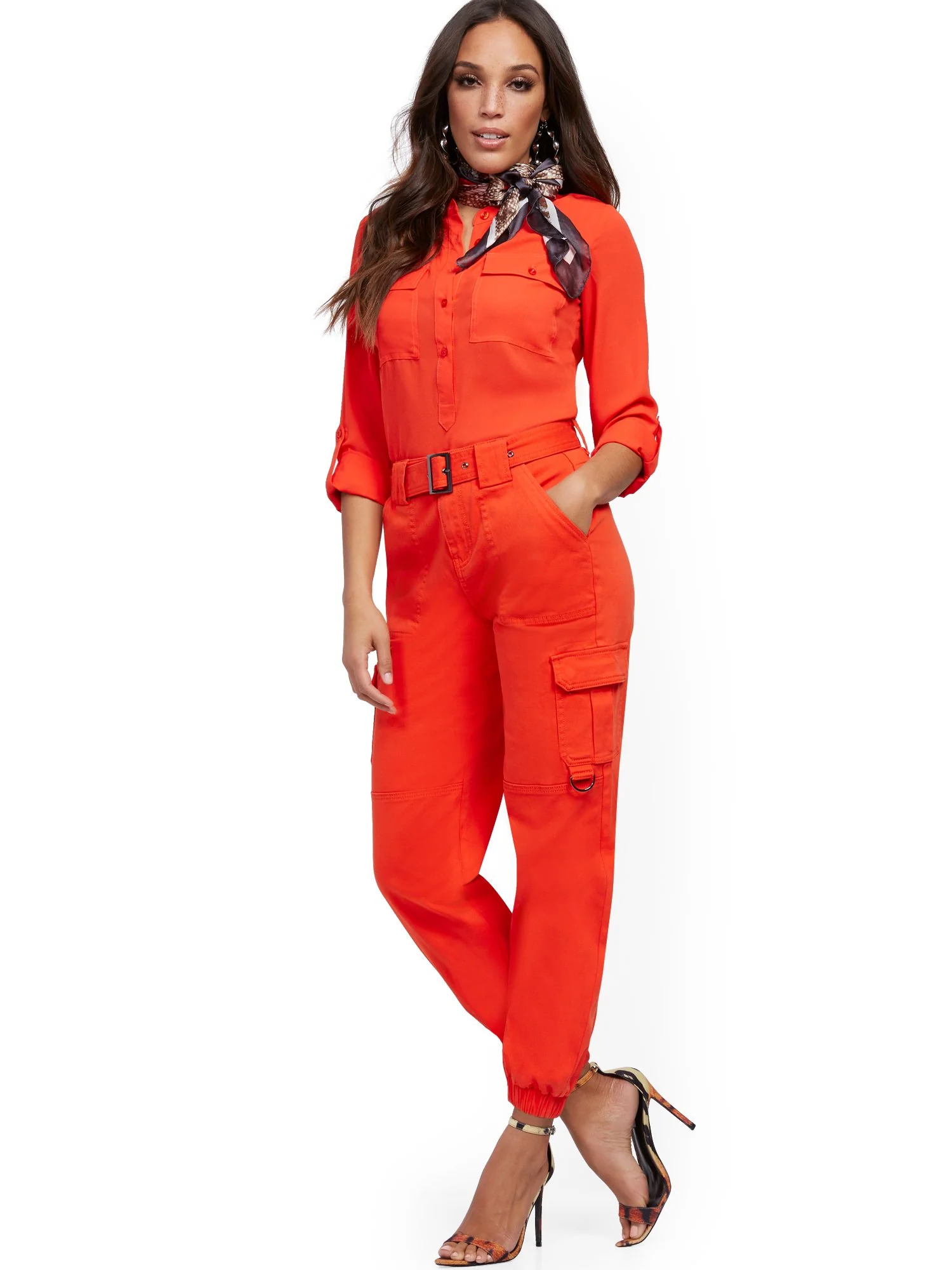 Belted Cargo Jogger Pant - Image 3
