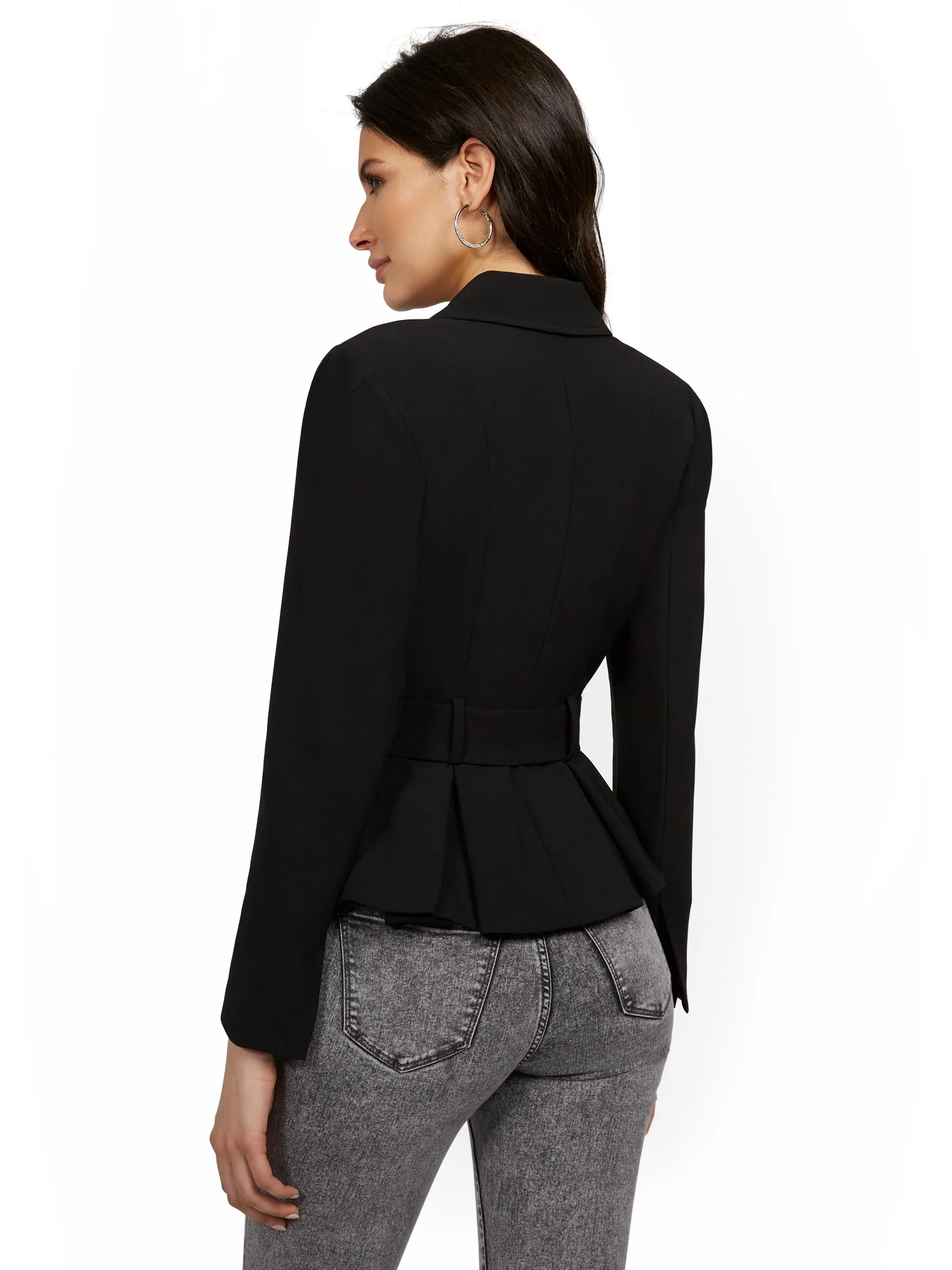 Belted Peplum Jacket - Image 3