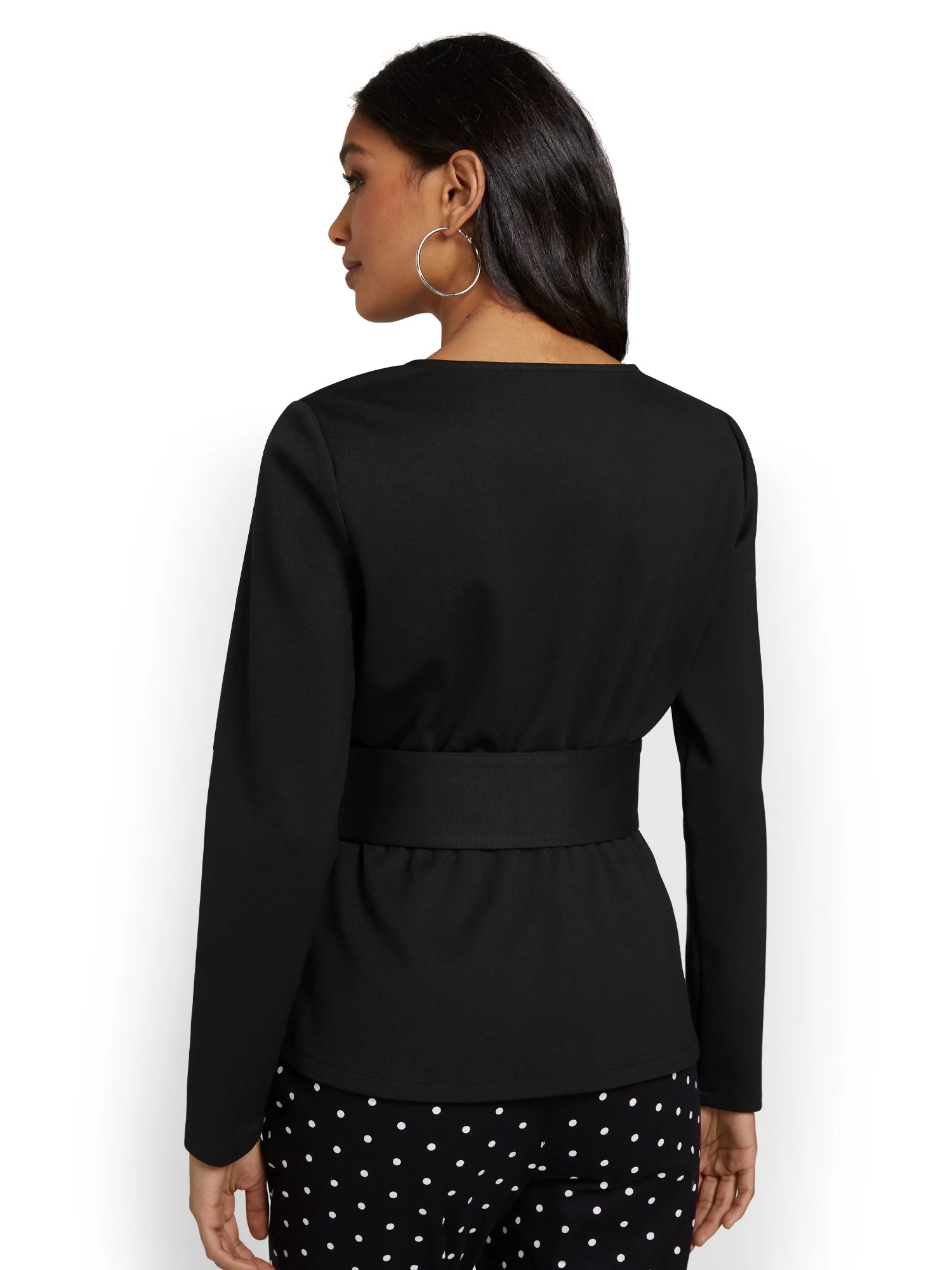 Belted Ponte Top - Image 3