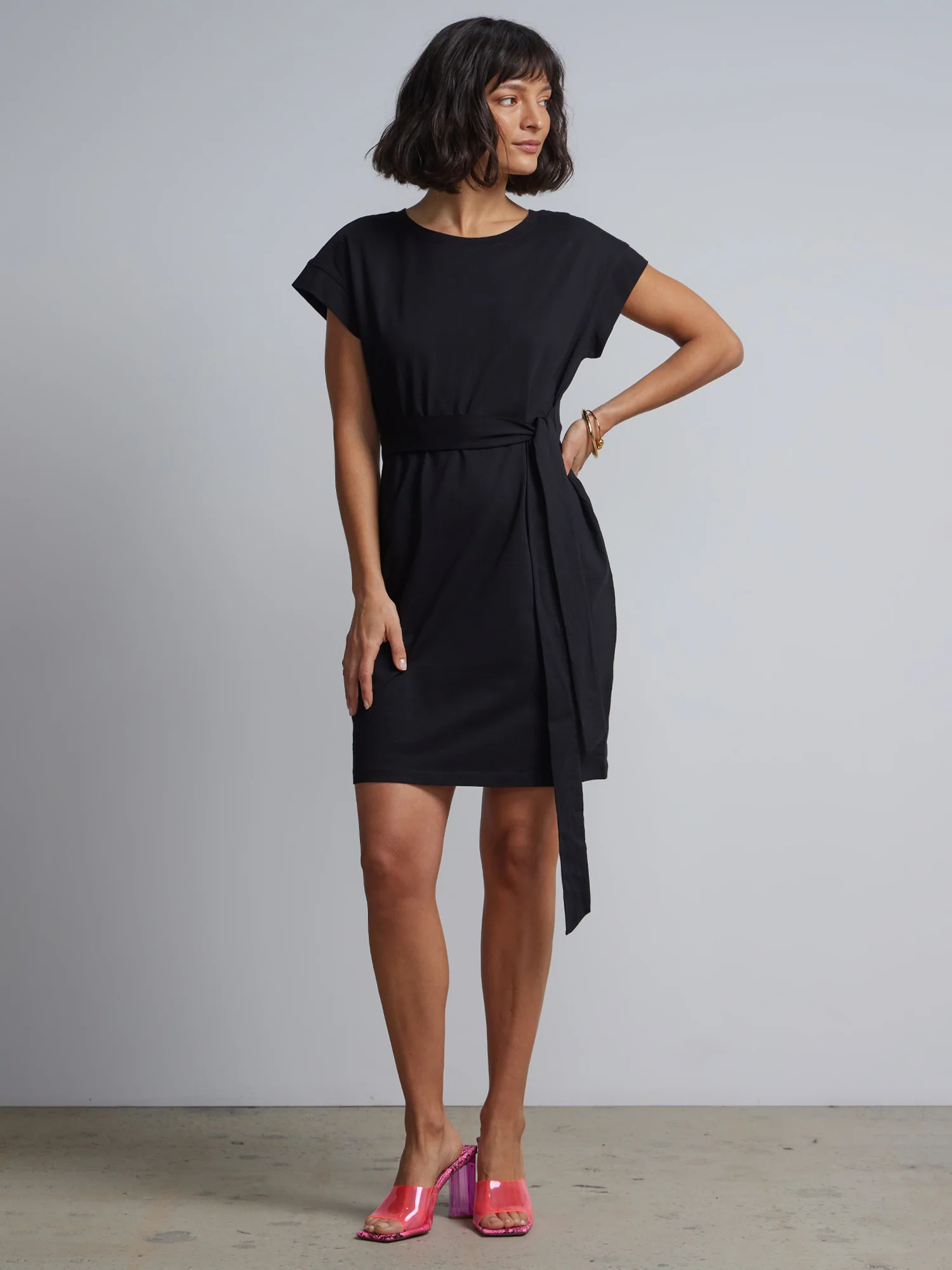 Belted T-Shirt Dress