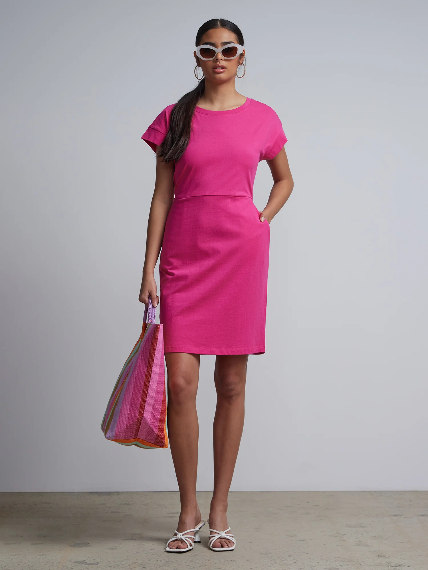 Belted T-Shirt Dress - Image 9
