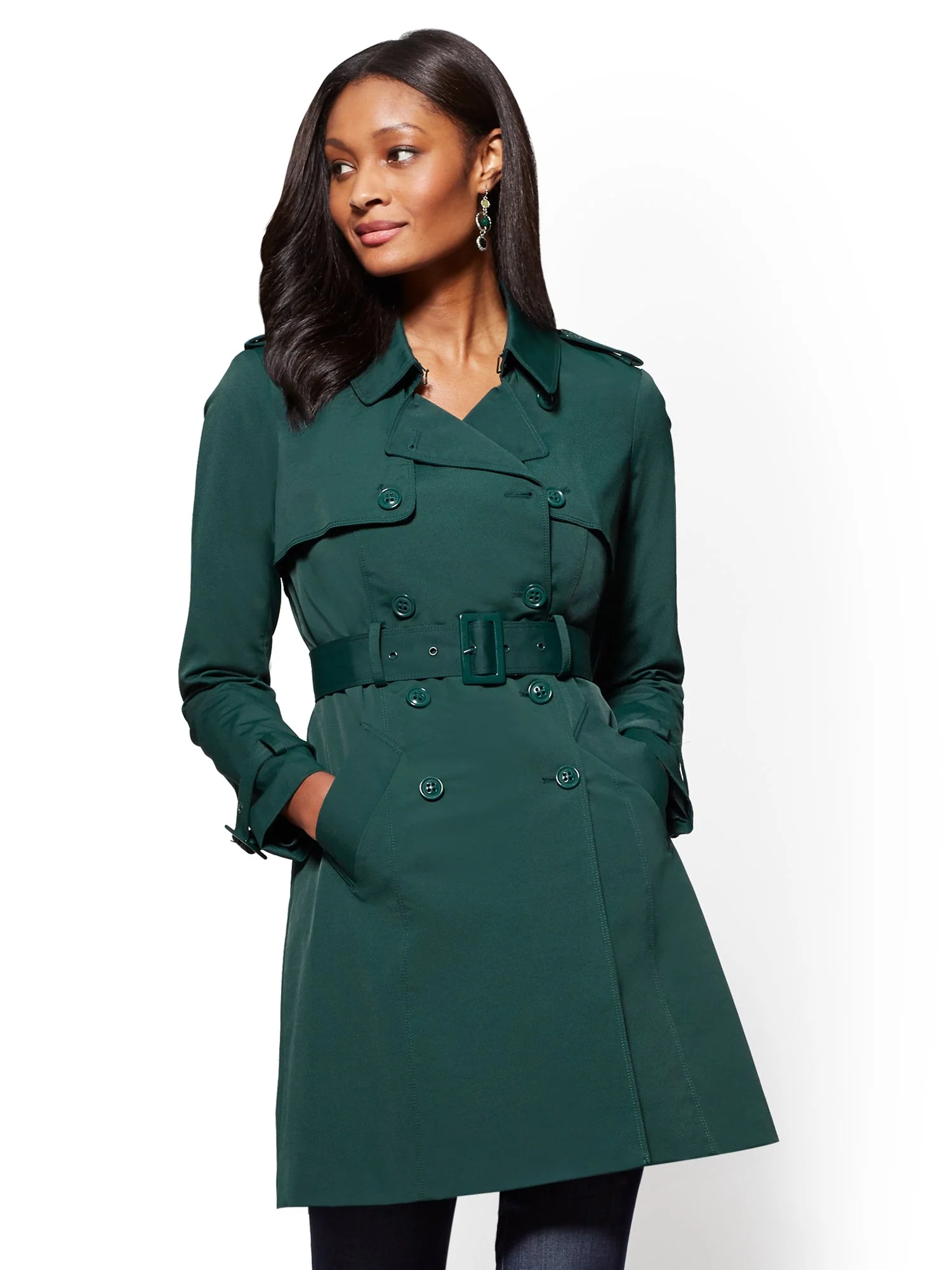 Belted Trenchcoat - 7th Avenue - Image 24