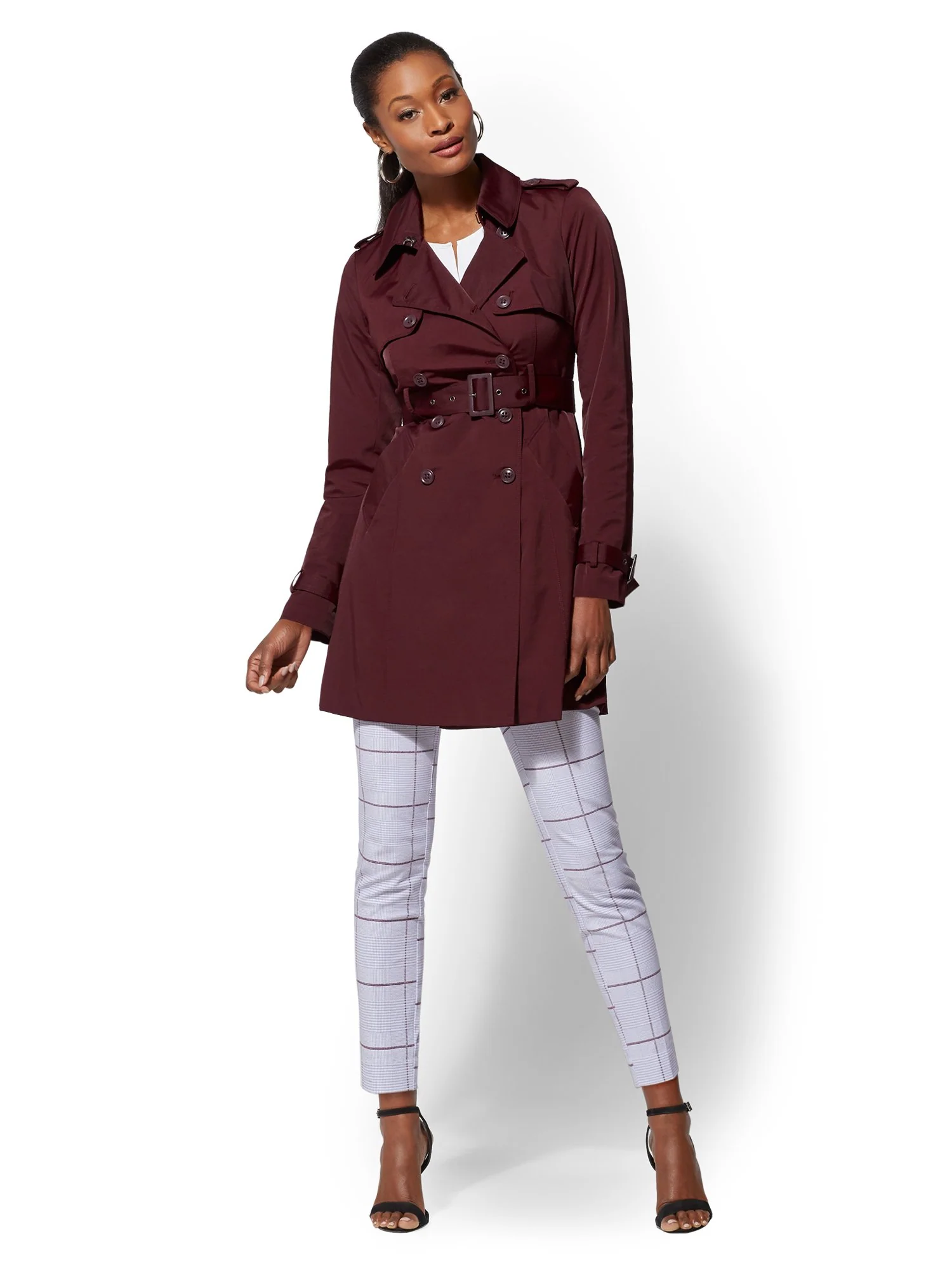 Belted Trenchcoat - 7th Avenue - Image 59