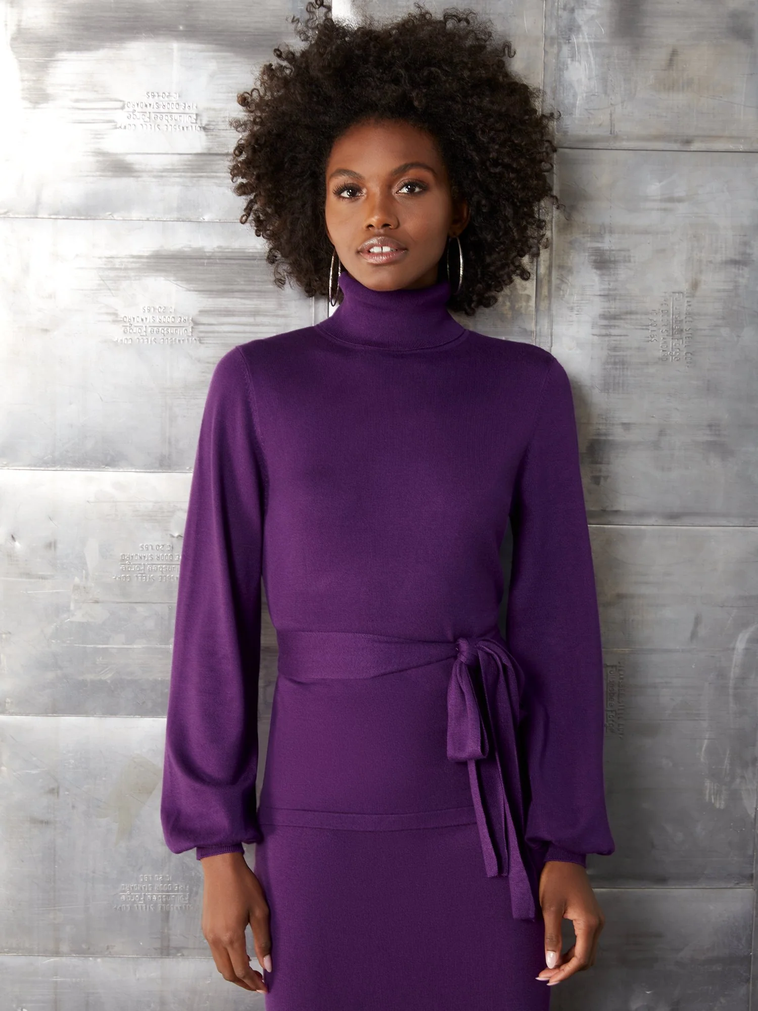 Belted Turtleneck Sweater - Image 11