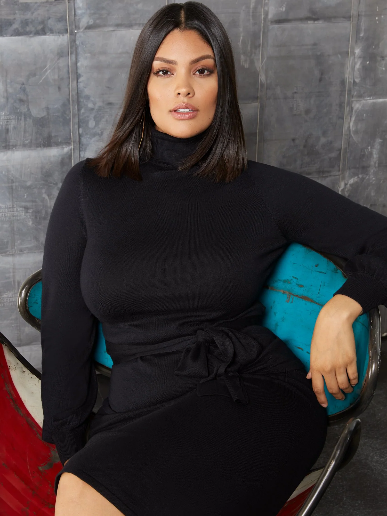 Belted Turtleneck Sweater - Image 2