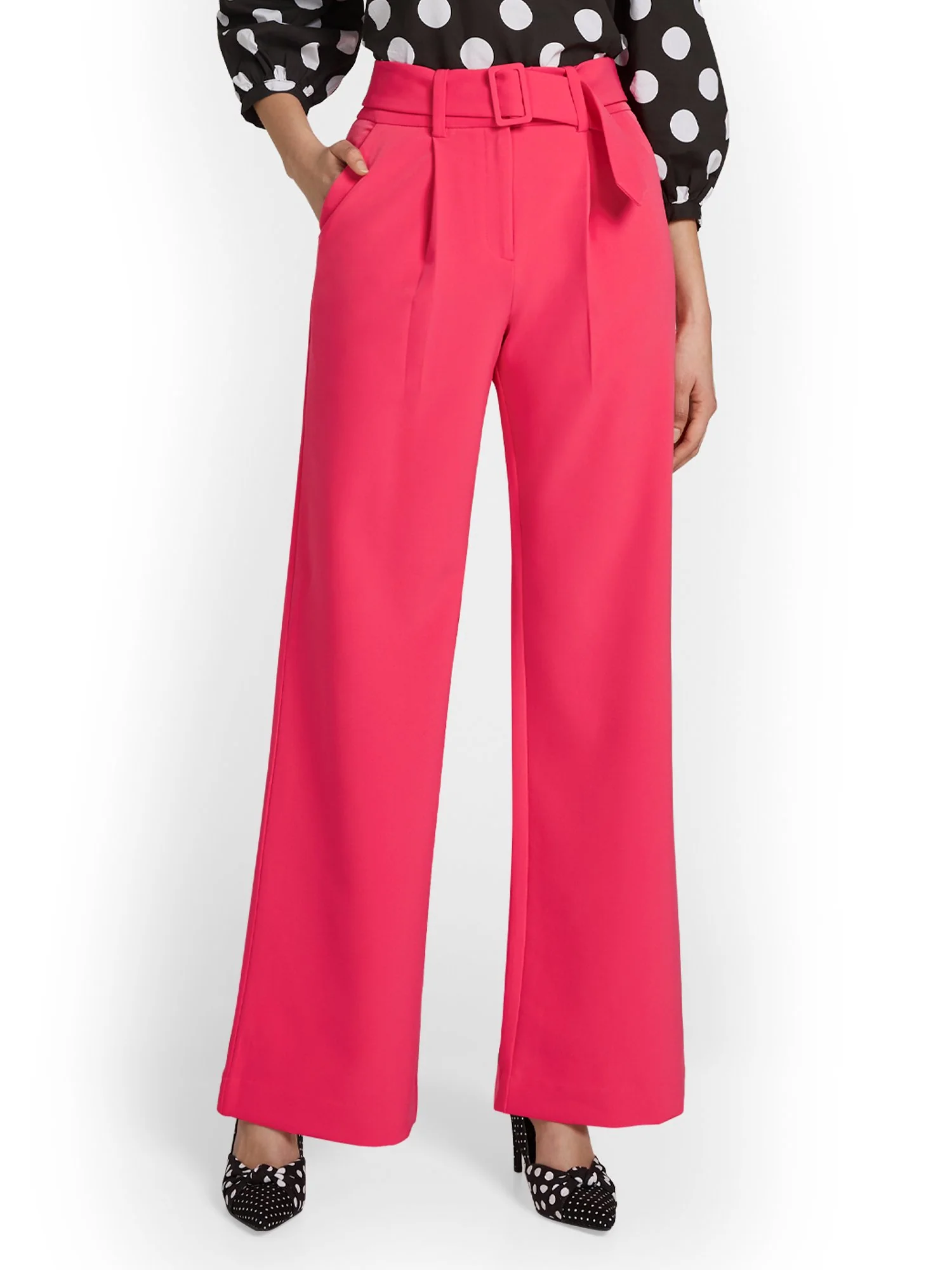 Belted Wide-Leg Pant - Image 2