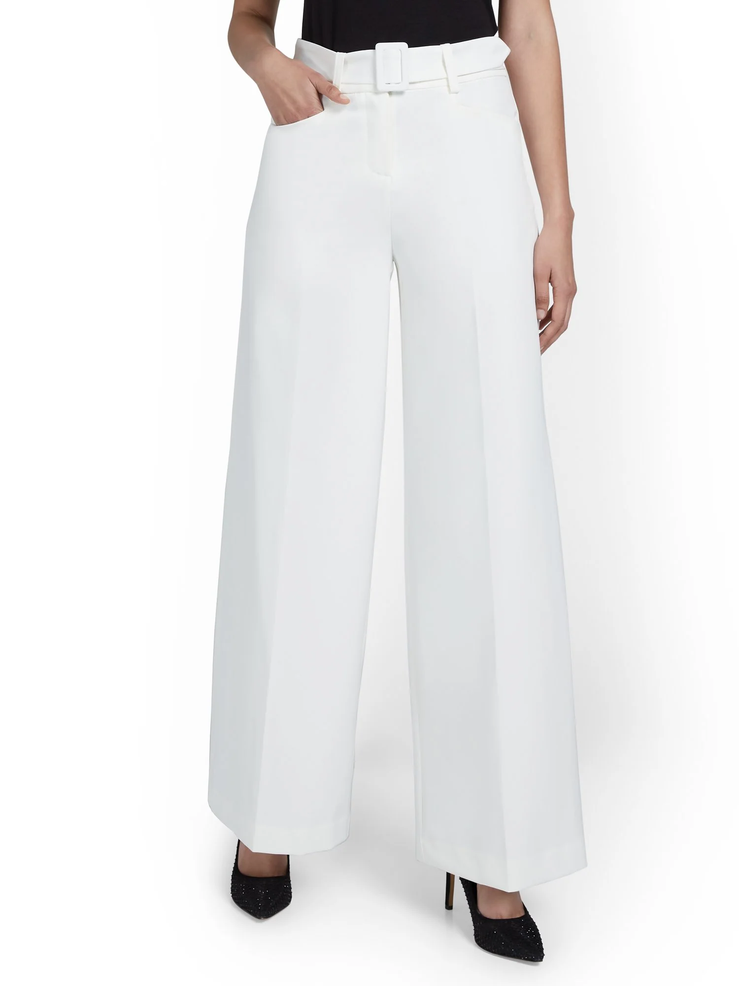 Belted Wide-Leg Pant - Image 2