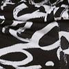Black & White Scripted Short-Sleeve Jogger Jumpsuit - Image 4