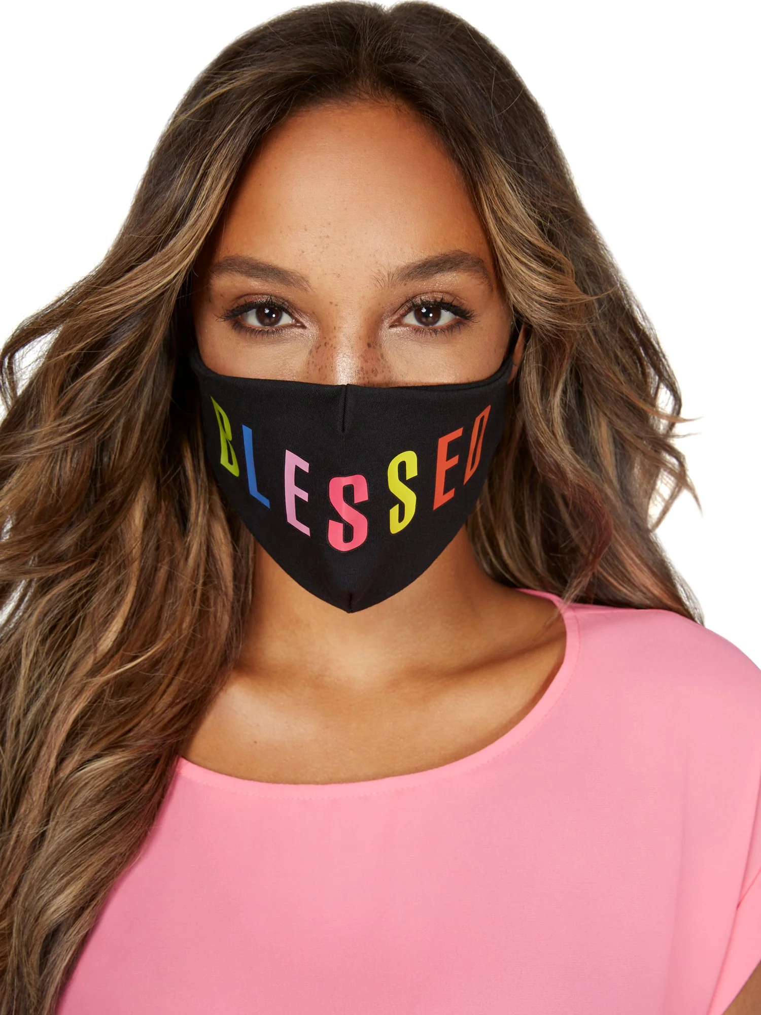 Blessed Rainbow Face Mask