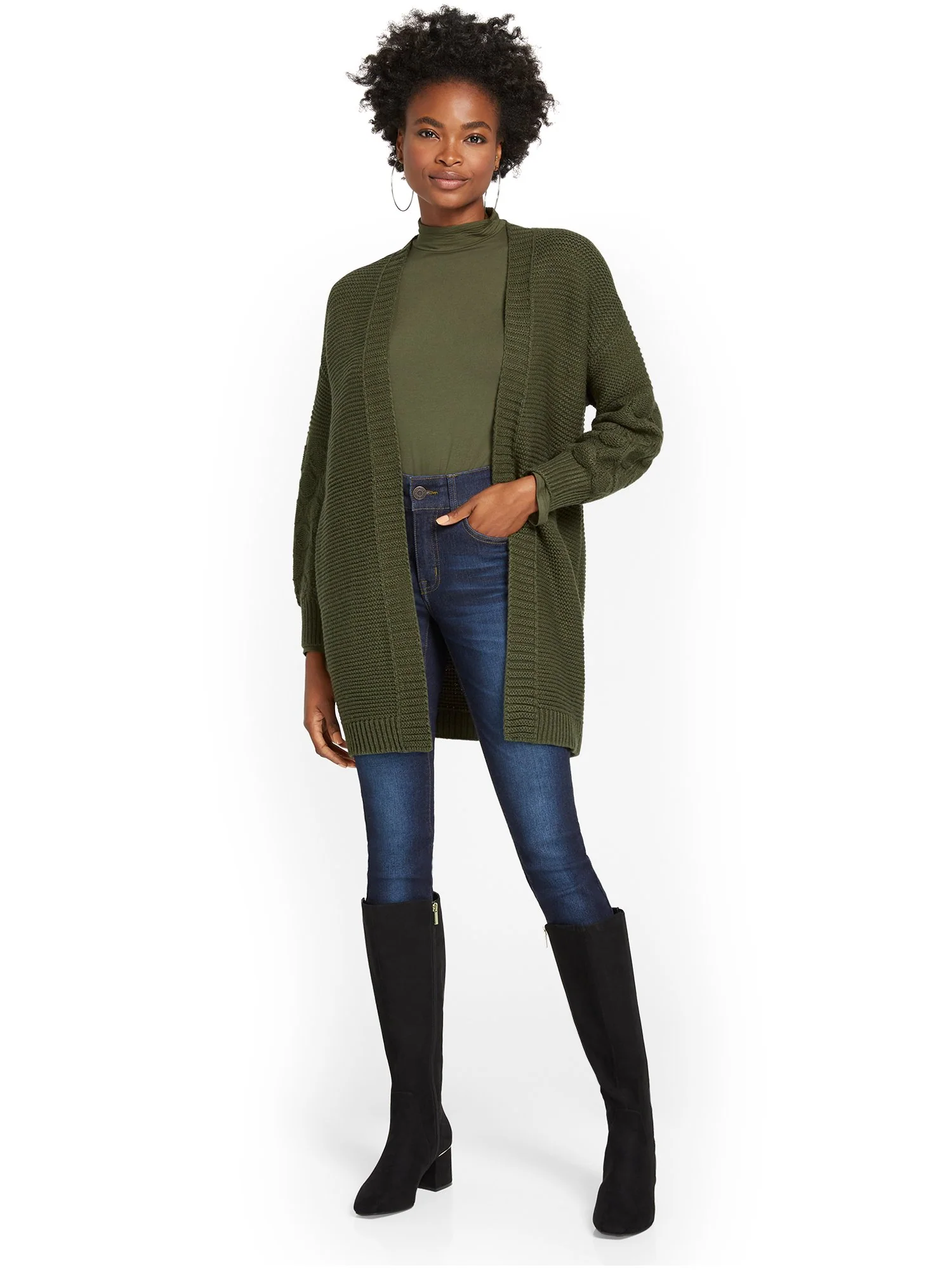 Bobble-Sleeve Cardigan - Image 8