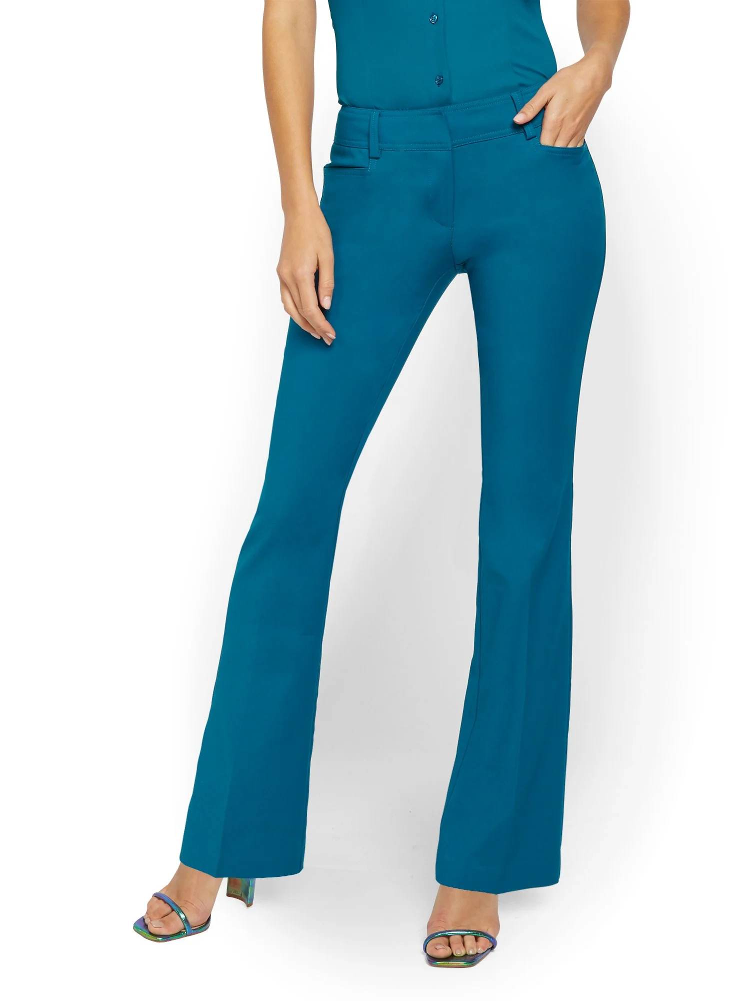Bootcut Pant - Signature - All-Season Stretch - 7th Avenue - Image 10