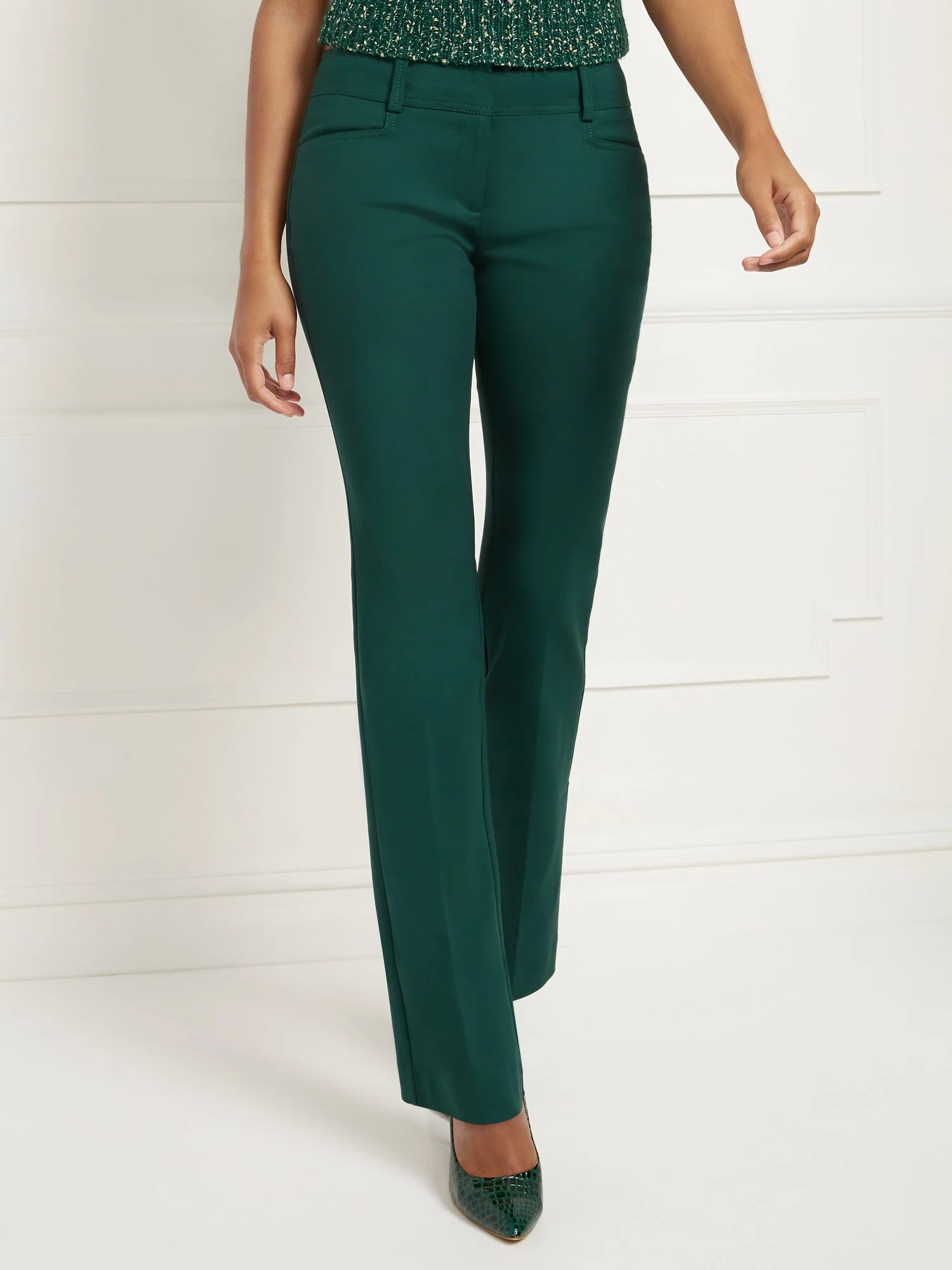 Bootcut Pant - Signature - All-Season Stretch - 7th Avenue - Image 15