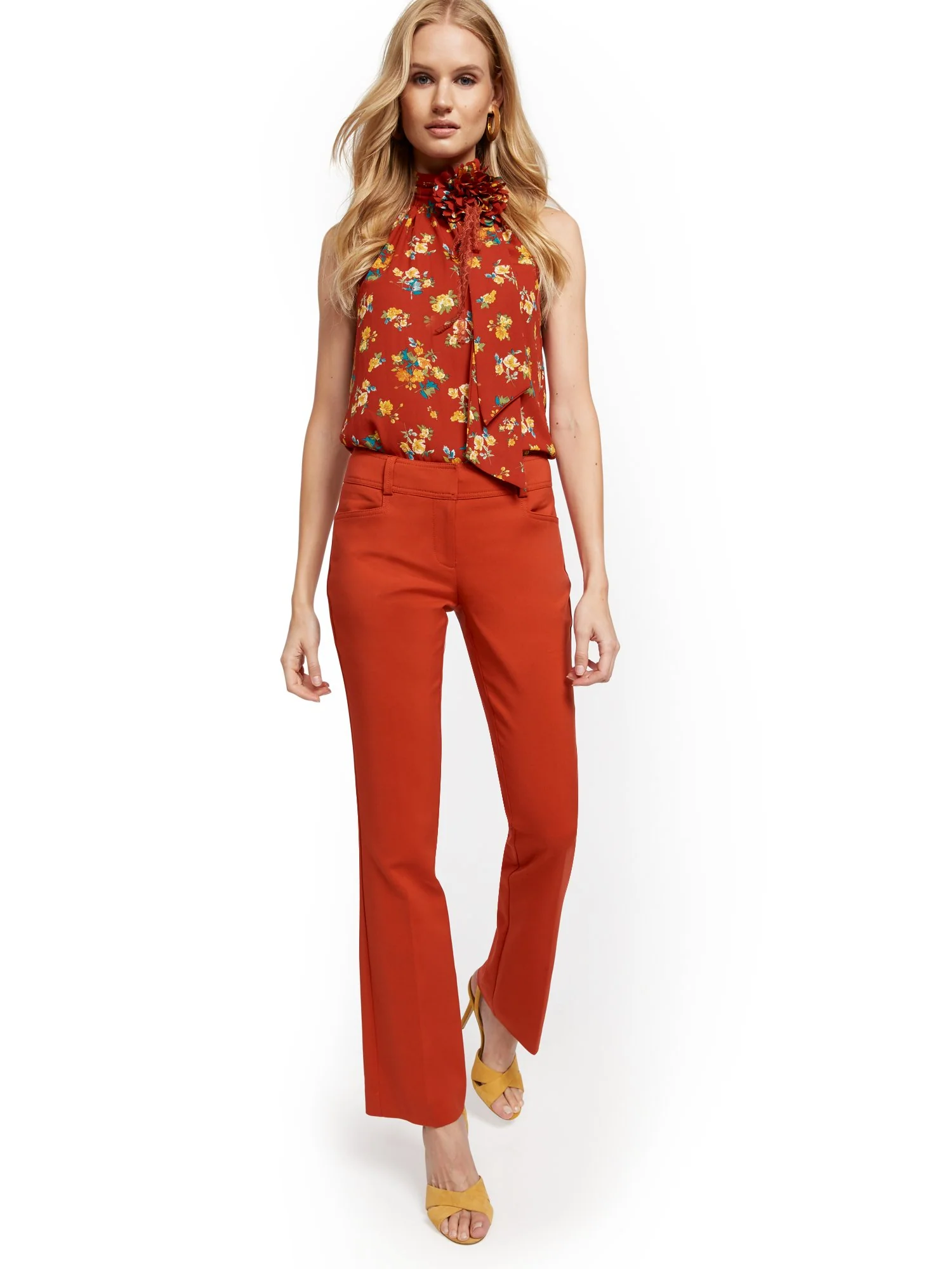 Bootcut Pant - Signature - All-Season Stretch - 7th Avenue - Image 7