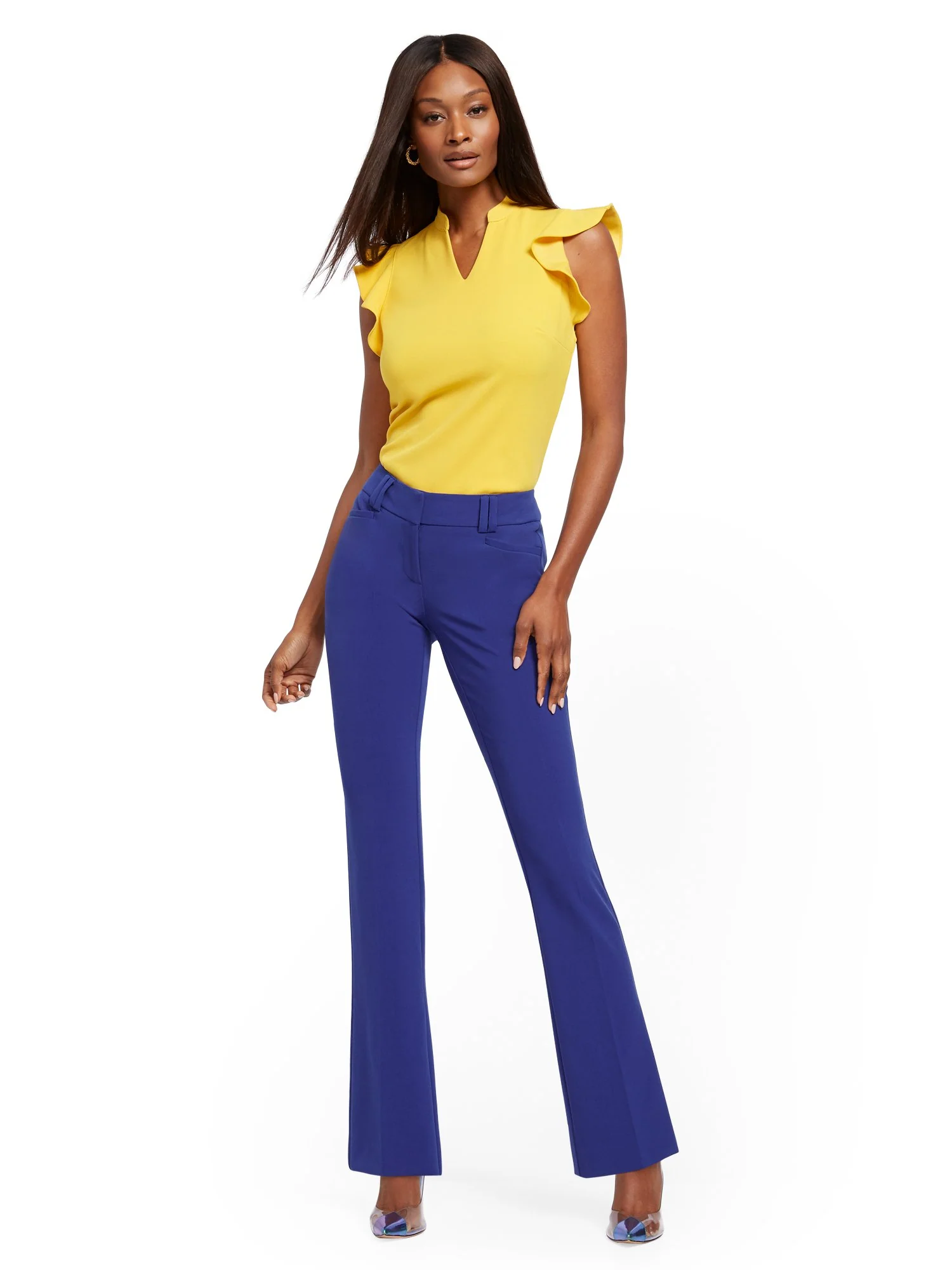 Bootcut Pant - Signature Fit - Double Stretch - 7th Avenue - Image 3