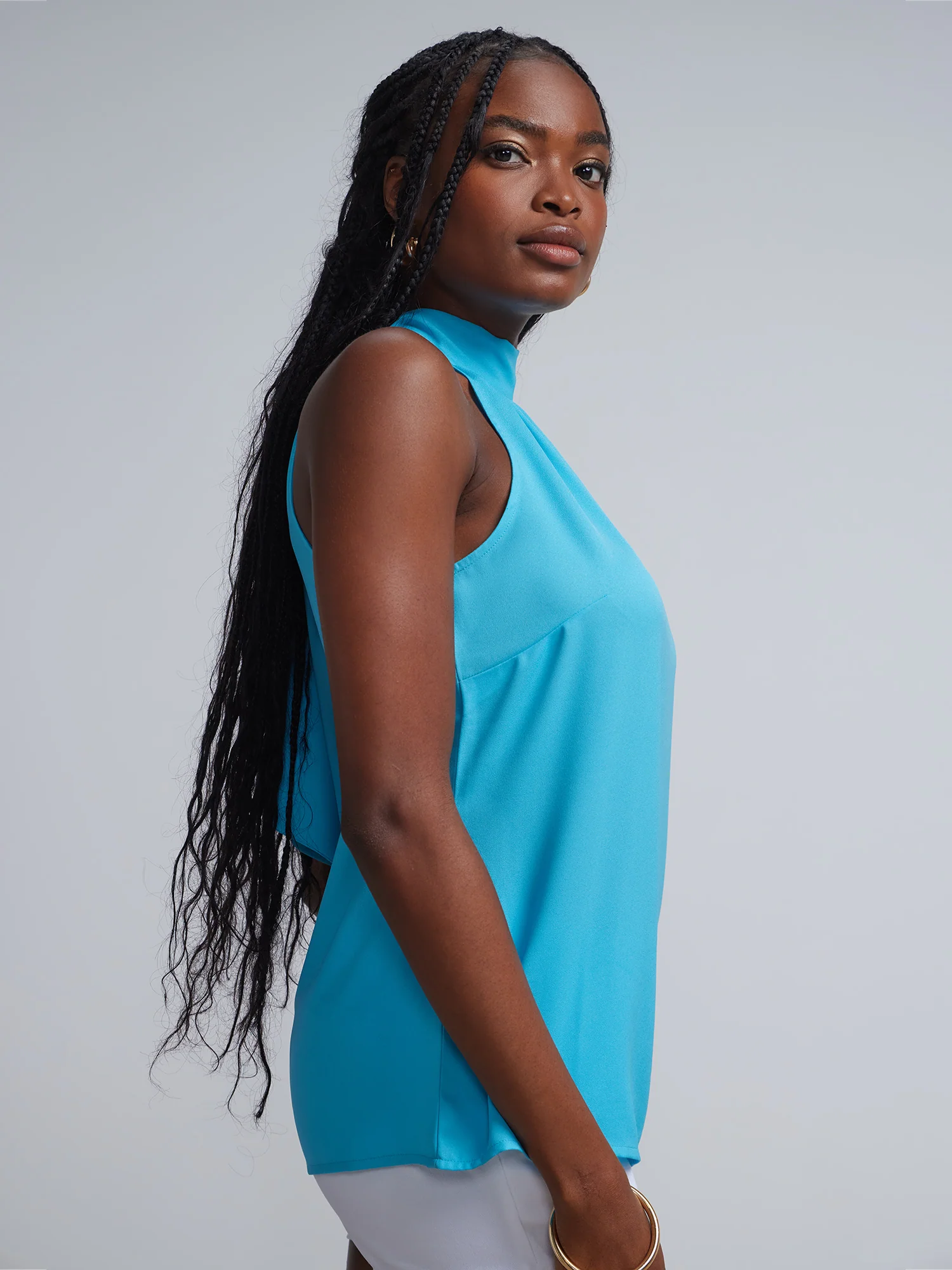 Bow-Back Halterneck Top - Image 19