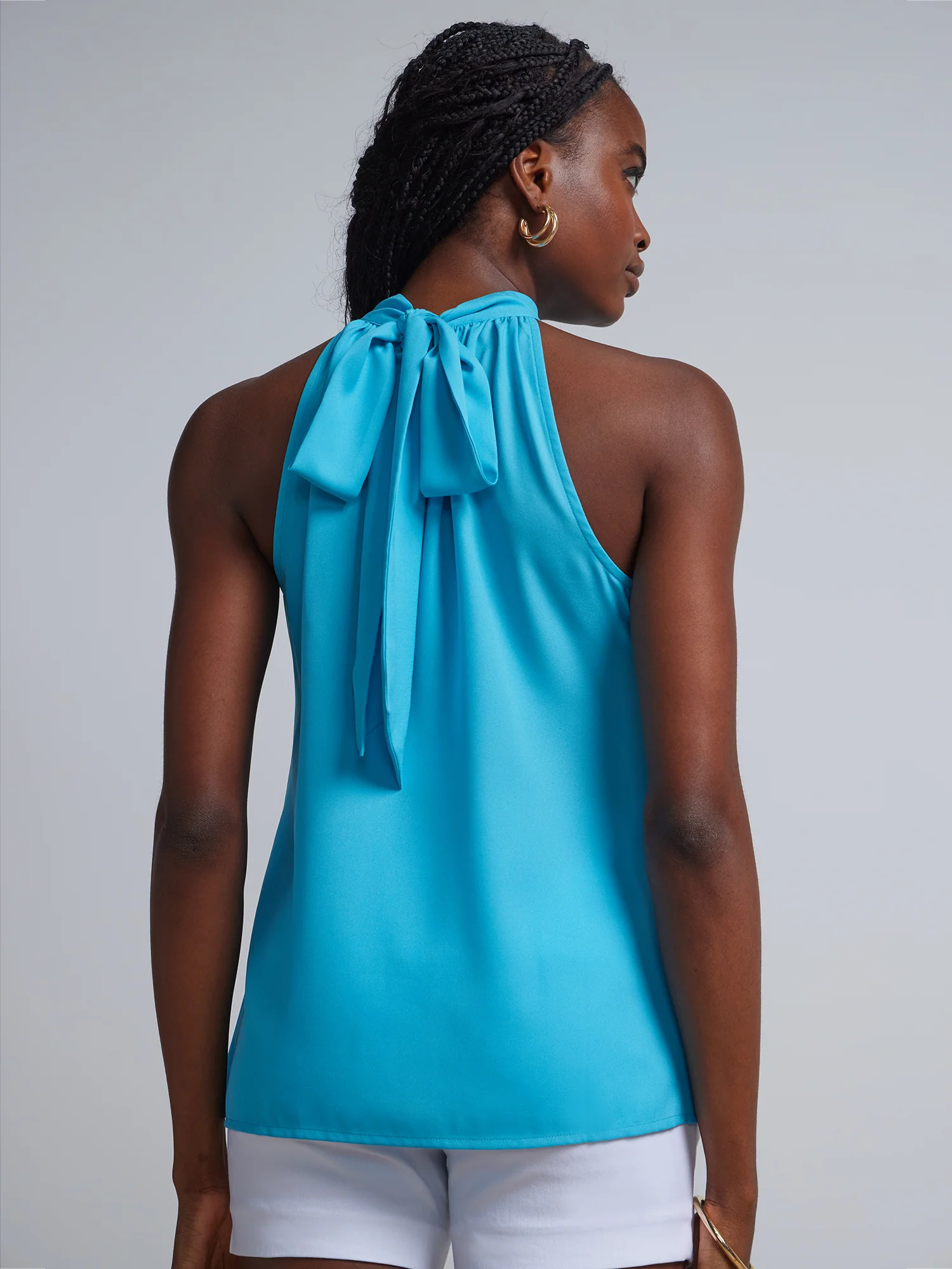 Bow-Back Halterneck Top - Image 20