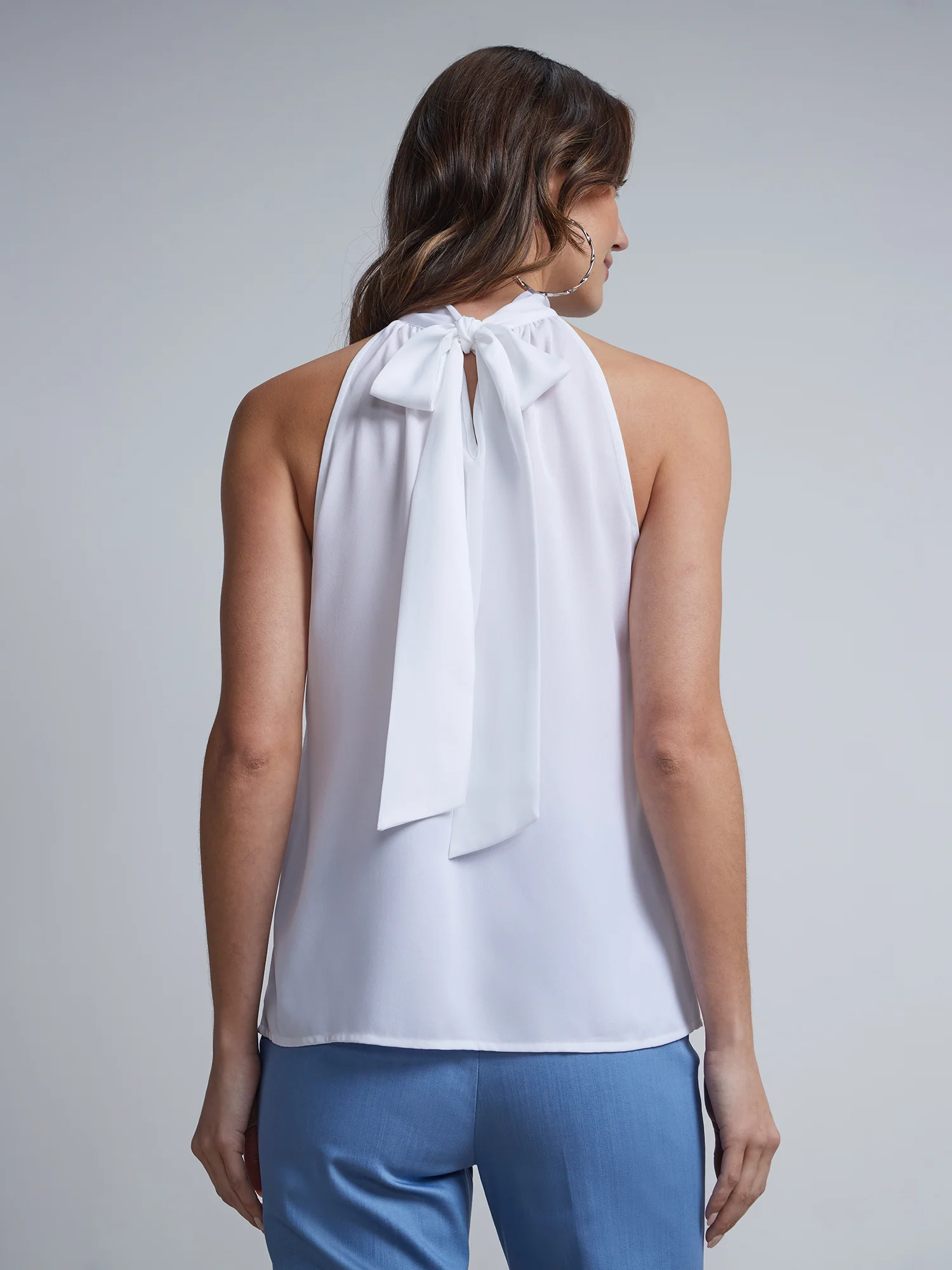 Bow-Back Halterneck Top - Image 3