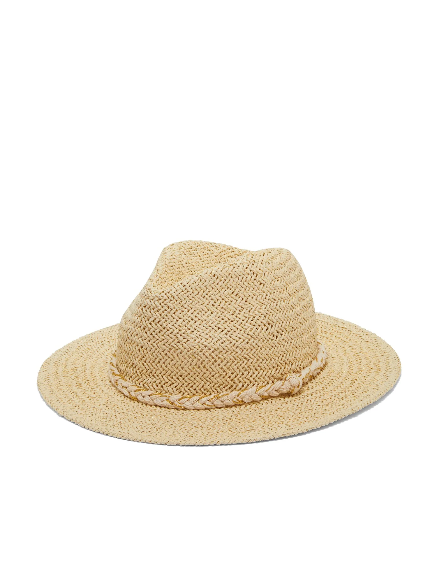 Fame Accessories Braided-Band Straw Hat - Brands We Love