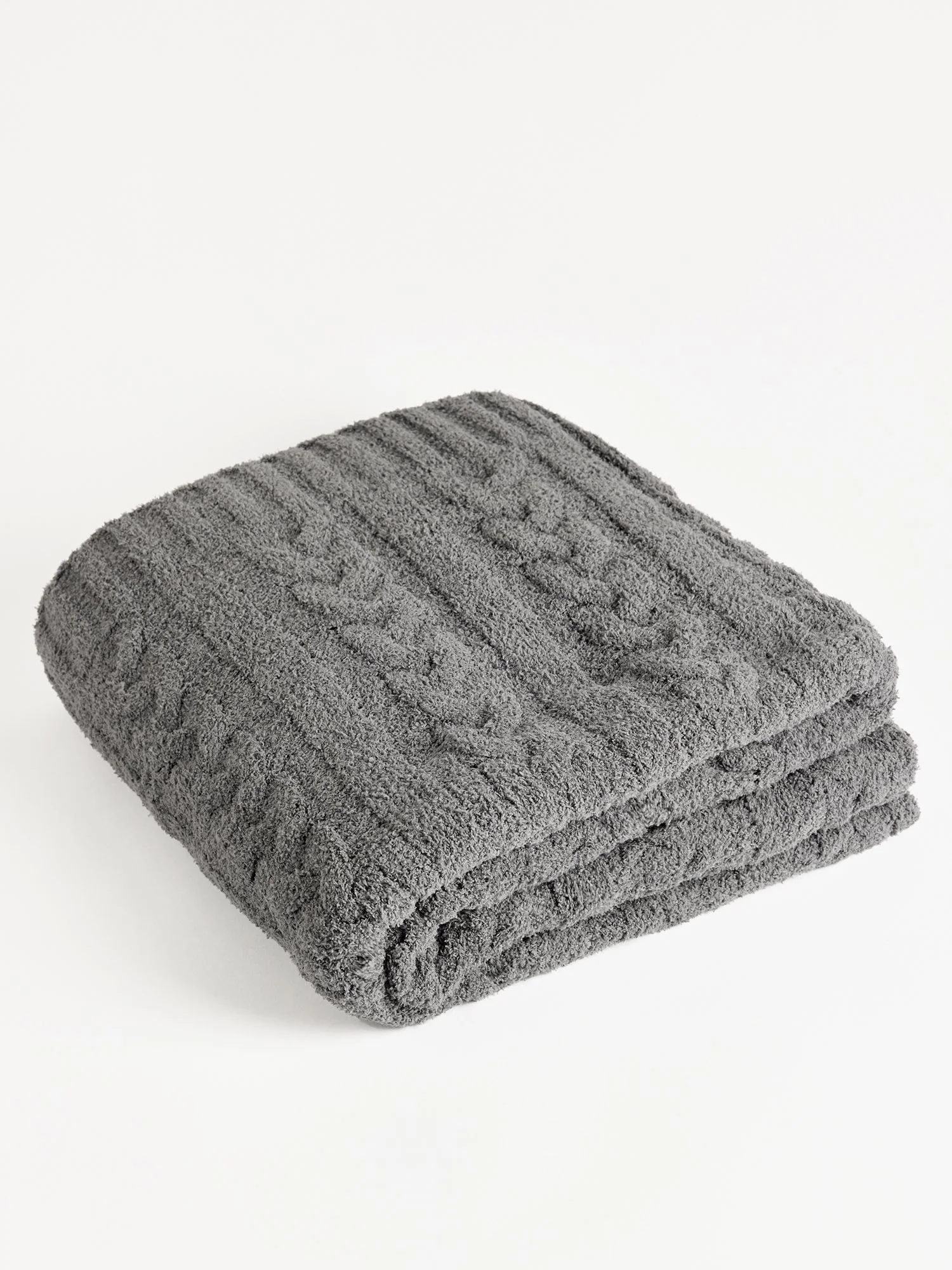 Comfy Luxe Braided Cable Knit Throw Blanket - Brands We Love - Image 2