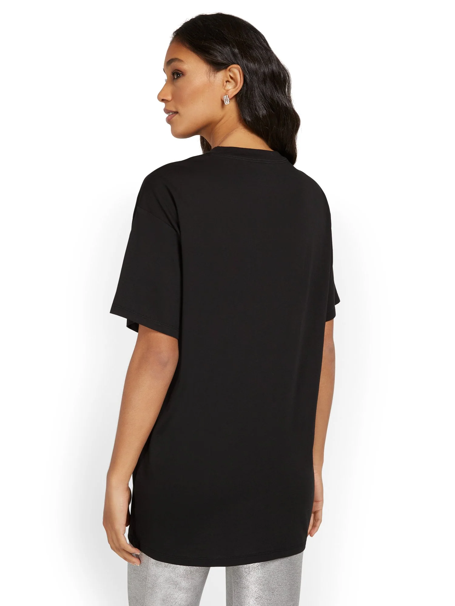Bubbly Oversized Graphic Tee - Image 2
