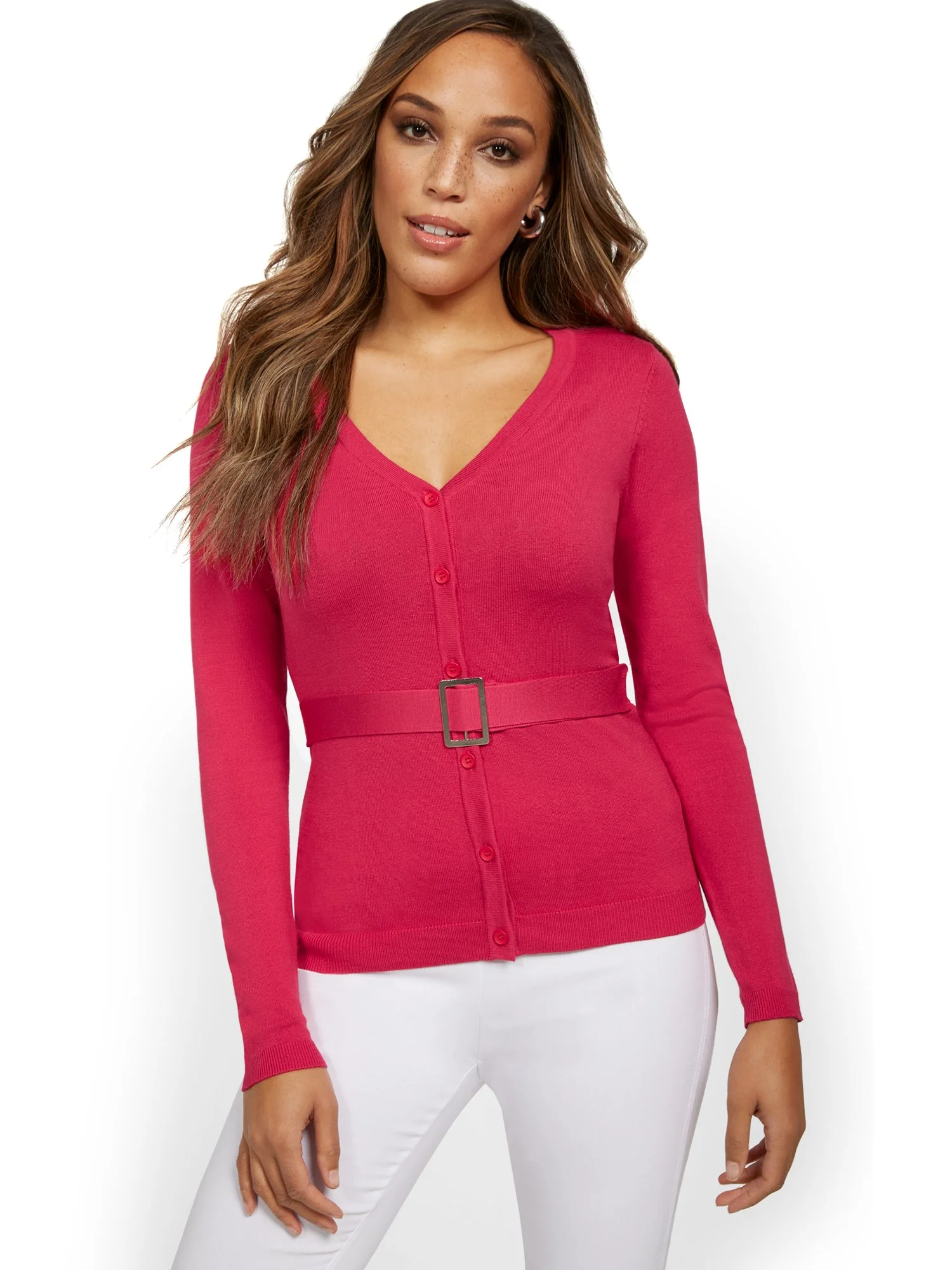 Buckle-Front Cardigan - Image 10