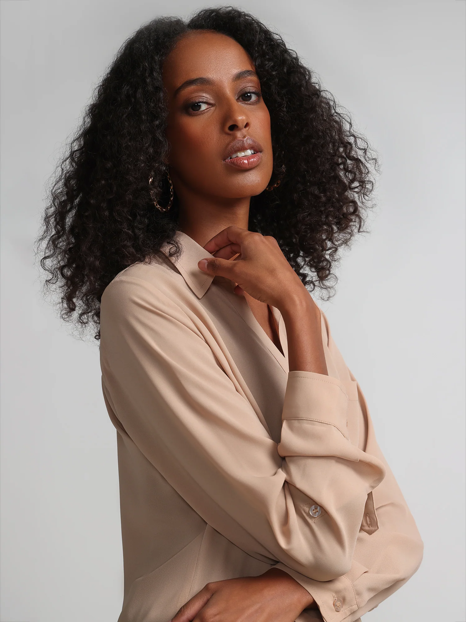 Button-Front Blouse - Image 26