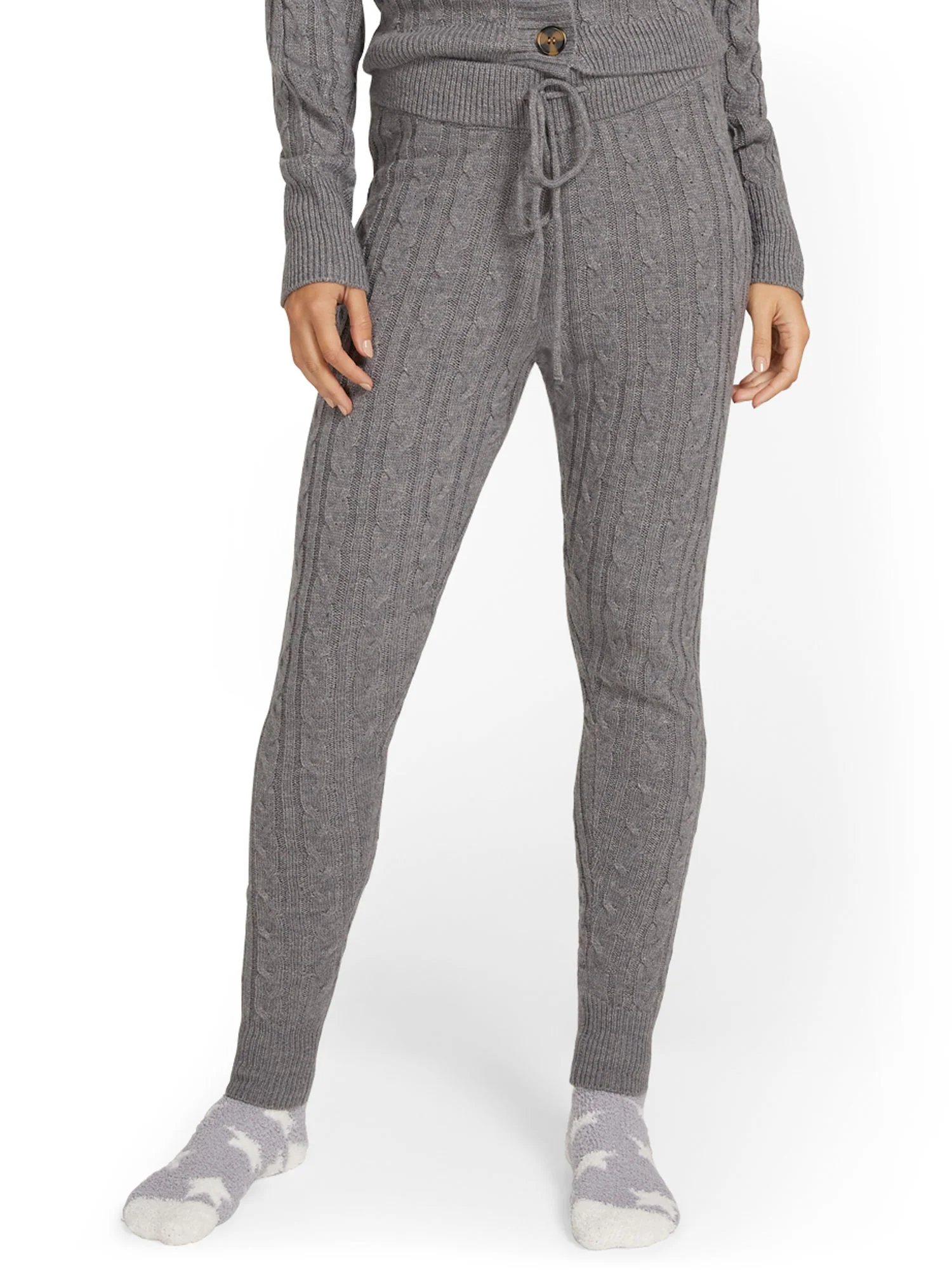 Cable-Knit Jogger Pant