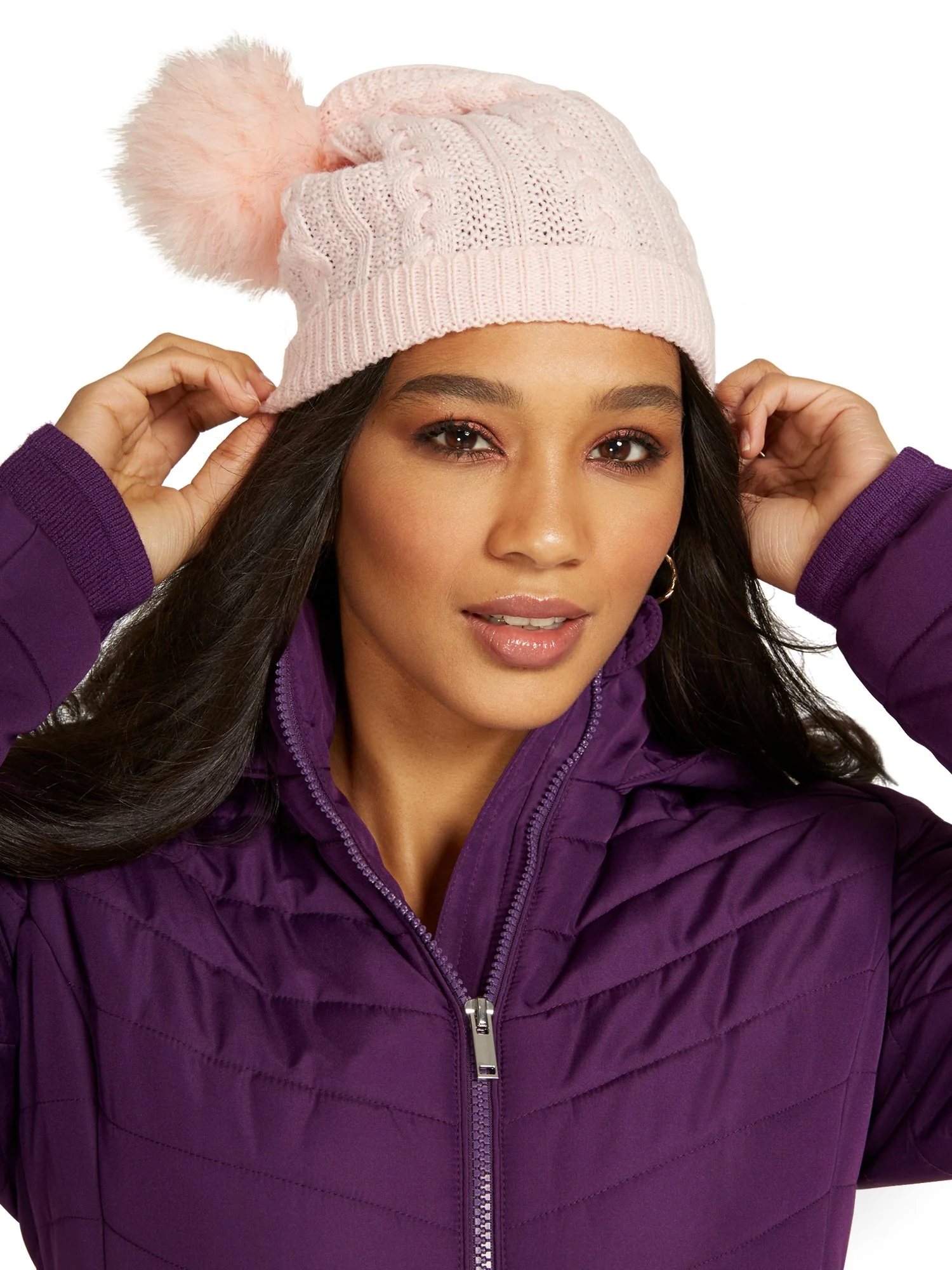 Cable-Knit Pom-Pom Hat - Image 23