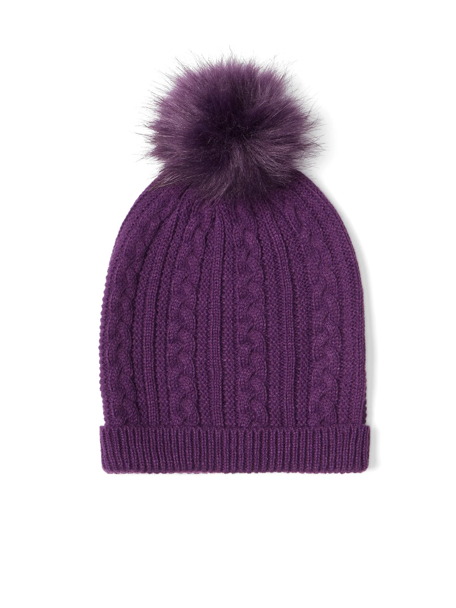 Cable-Knit Pom-Pom Hat - Image 9