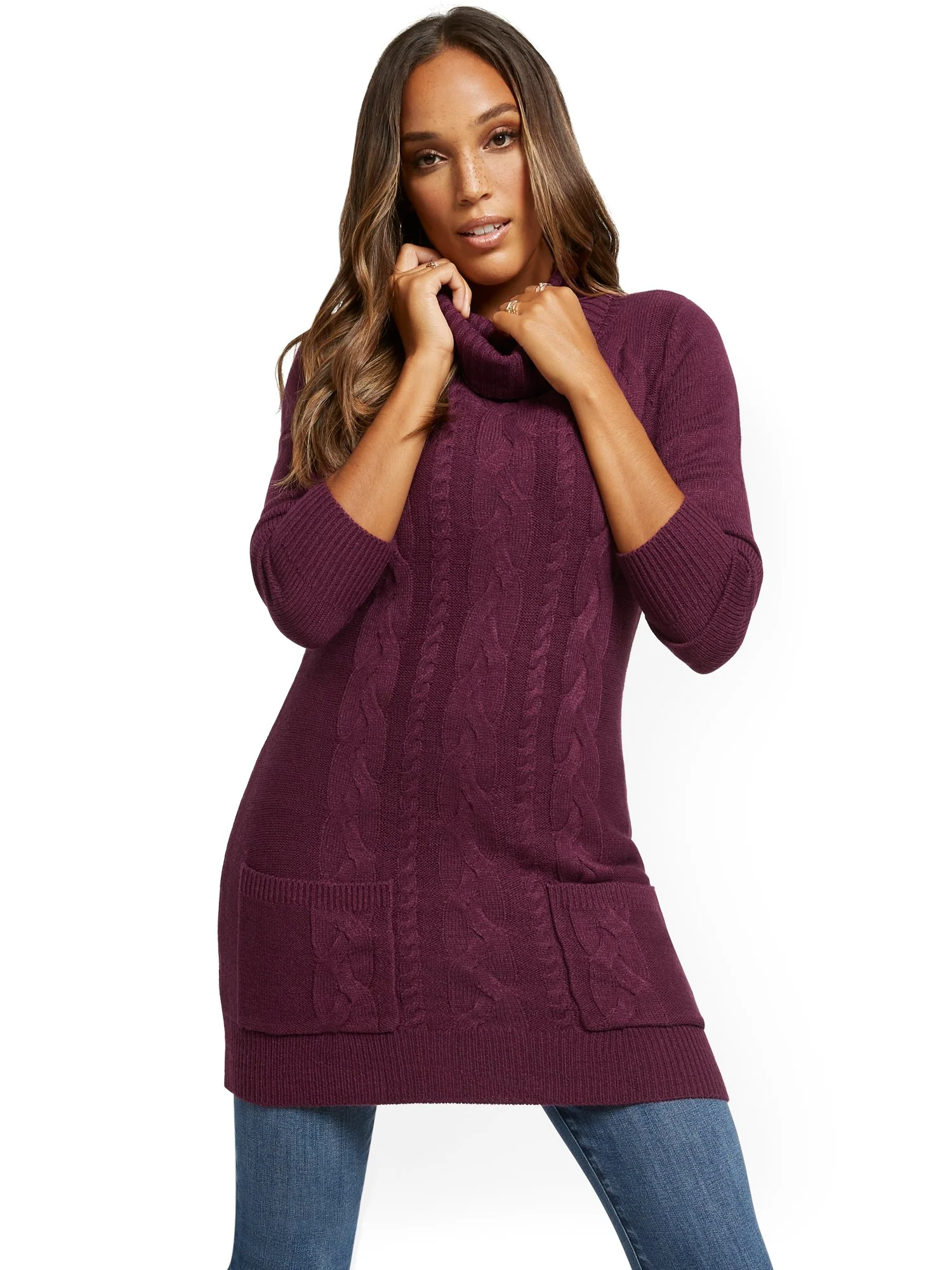 Cable-Knit Tunic - Image 4