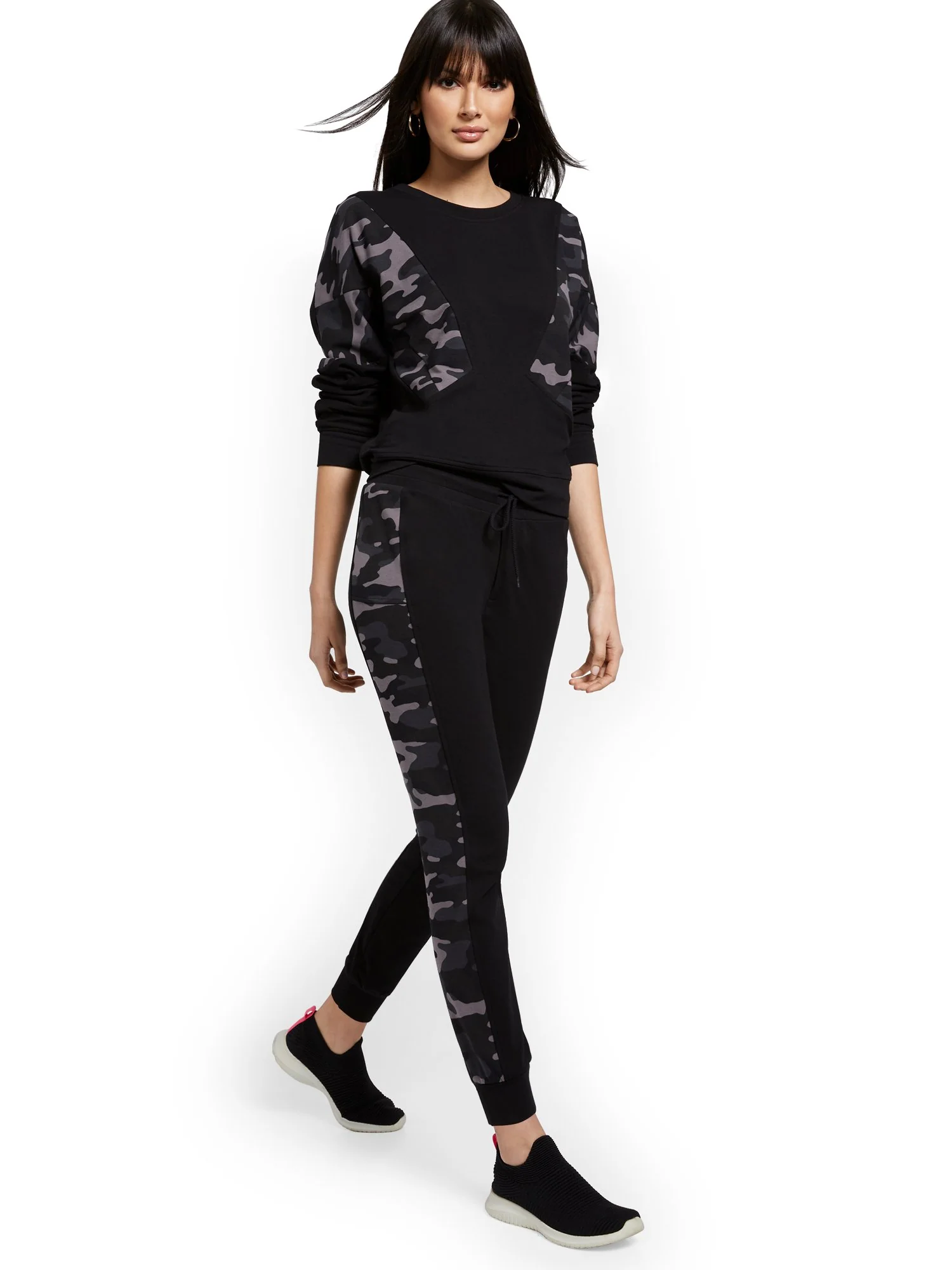 Camo-Colorblock Jogger Pant - Image 4
