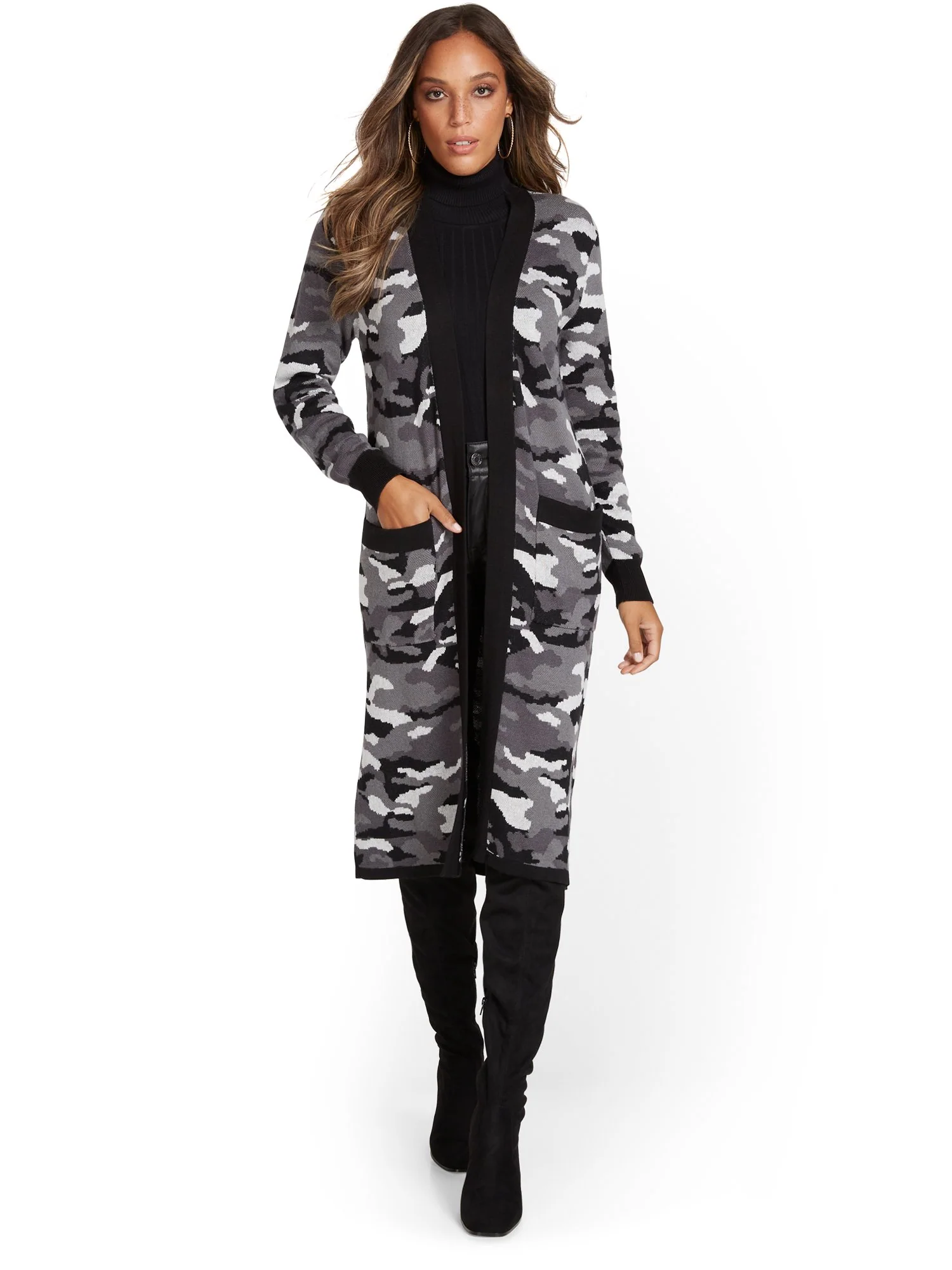 Camo-Print Duster - Image 5