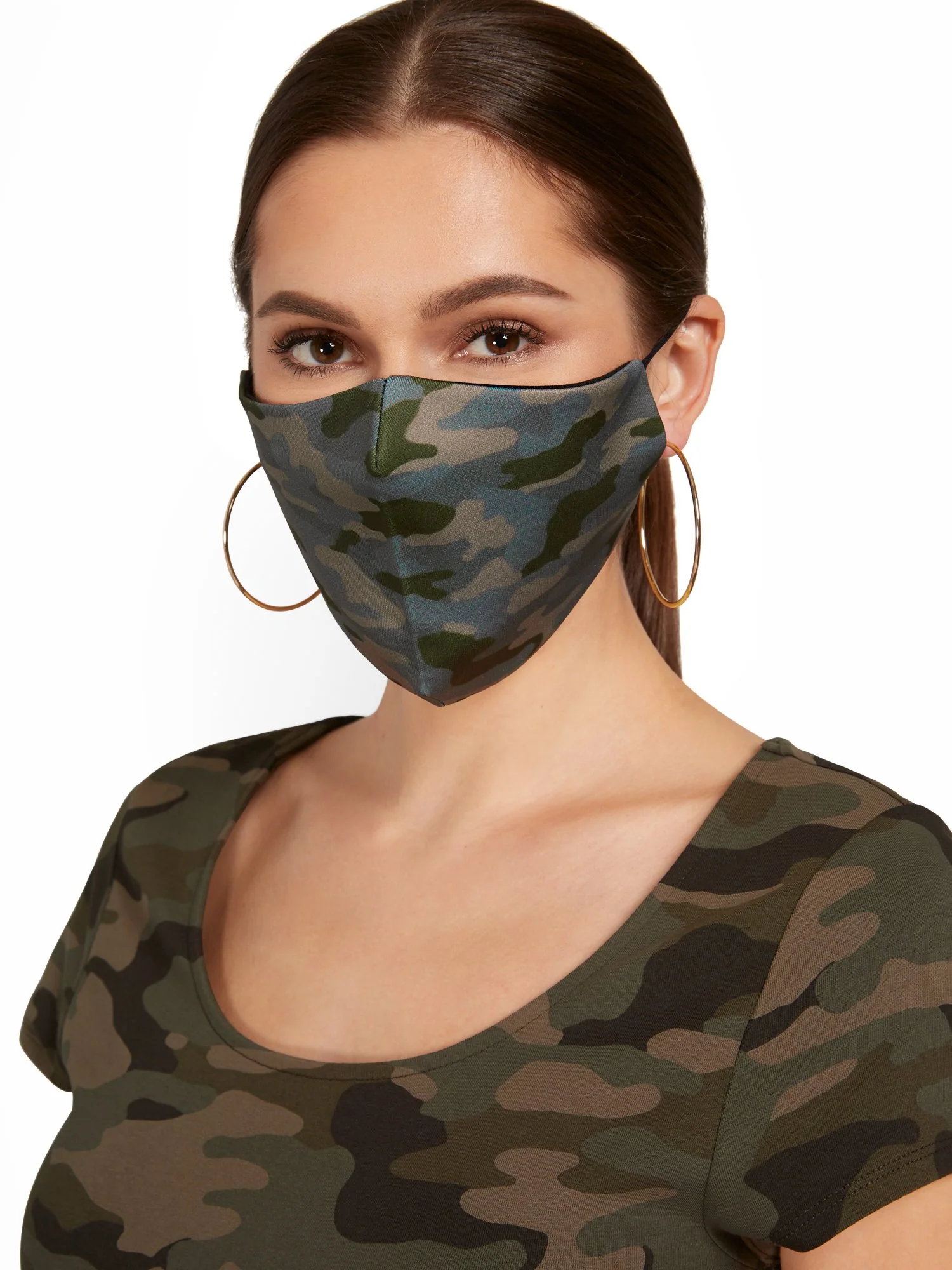 Camo-Print Face Mask - Image 2