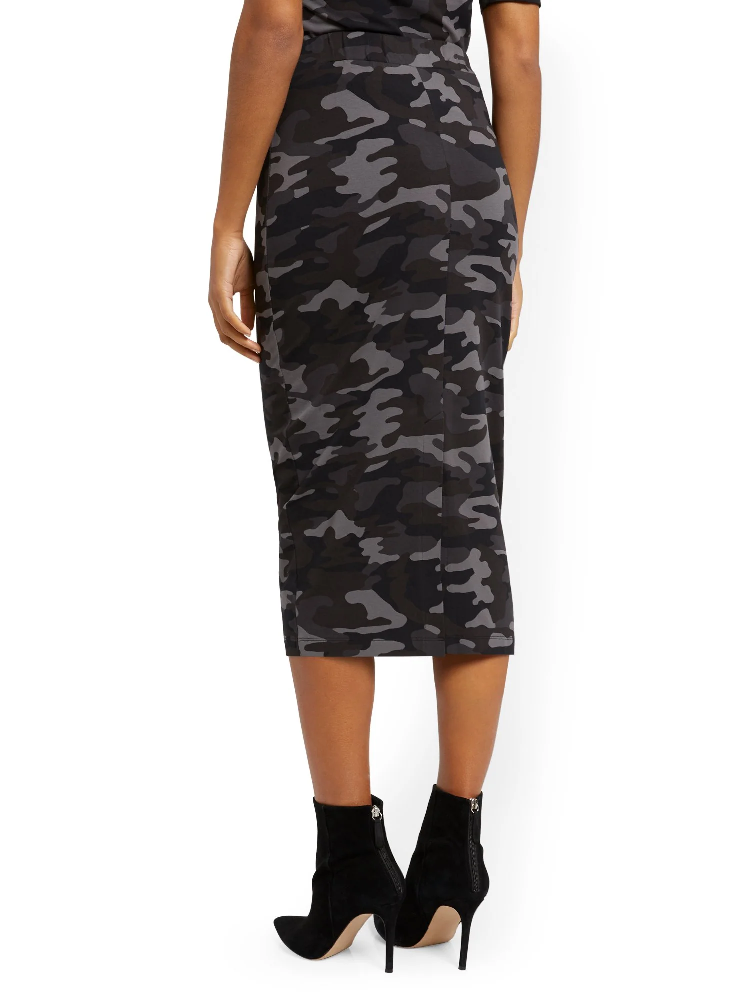 Camo-Print Midi Skirt - Everyday Collection - Image 3