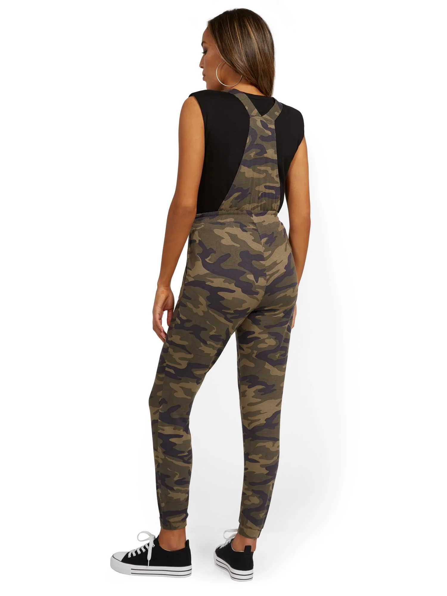 Camo-Print Soft Drawstring Overall - Image 3