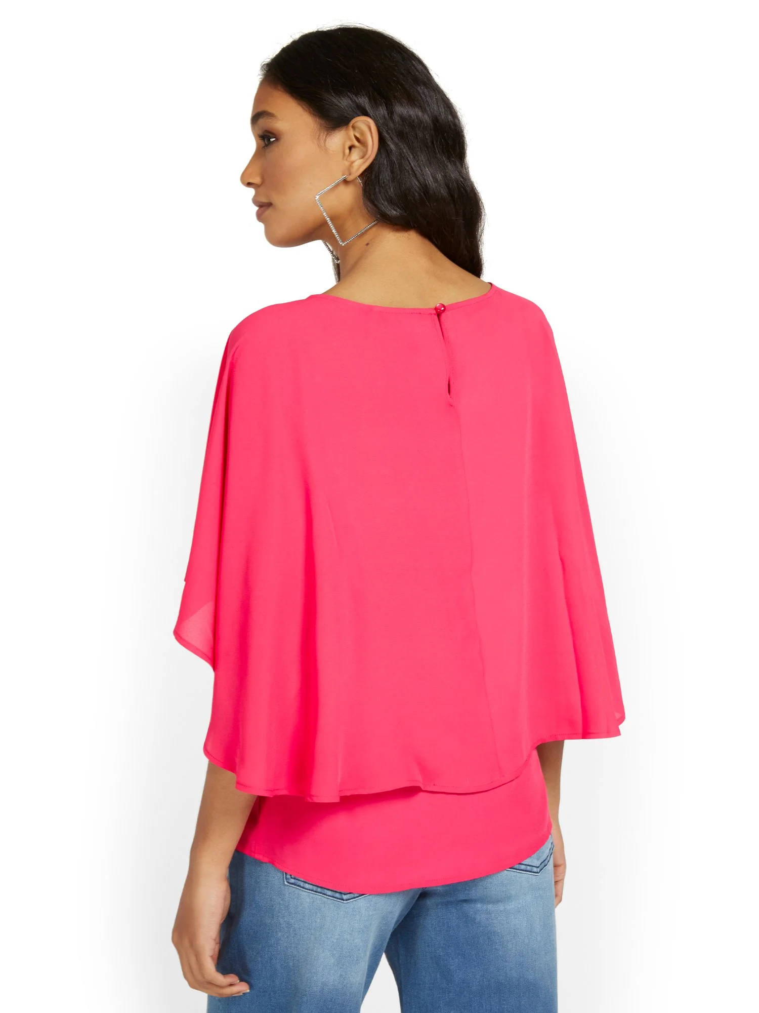 Cape-Sleeve Top - Image 3