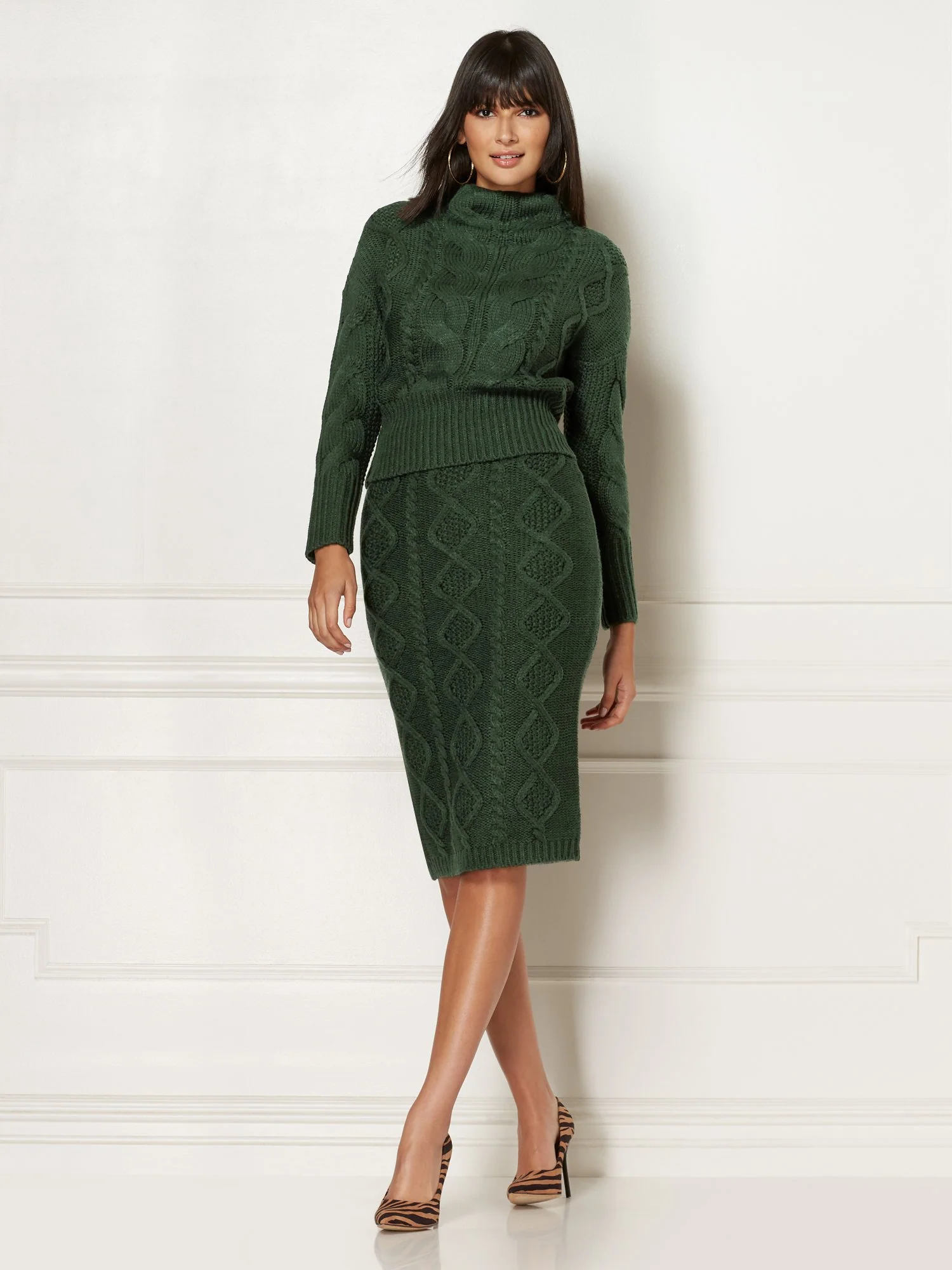 Carlotta Sweater Skirt - Eva Mendes Collection - Image 4