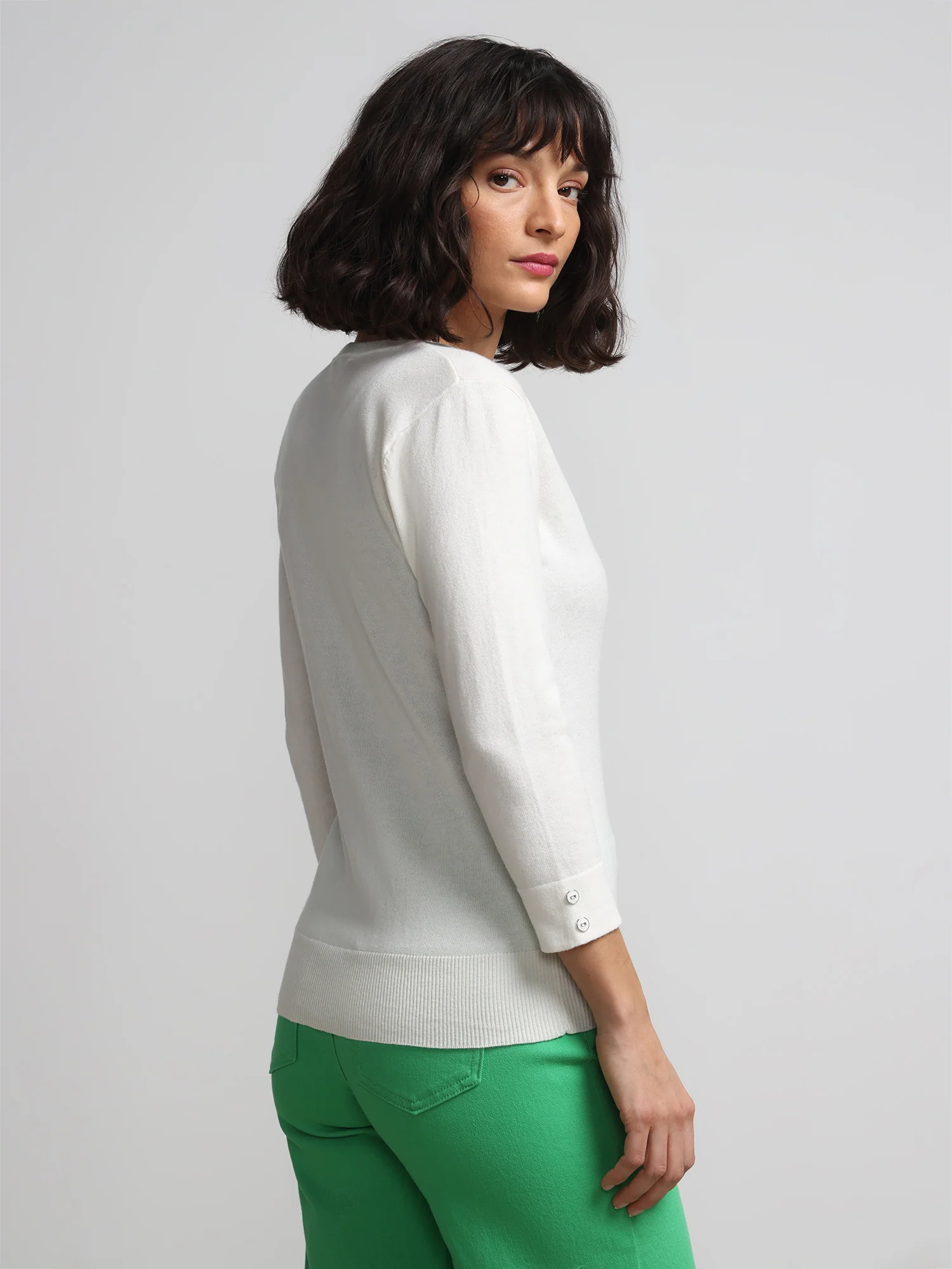 Chelsea Crewneck Cardigan - Image 8