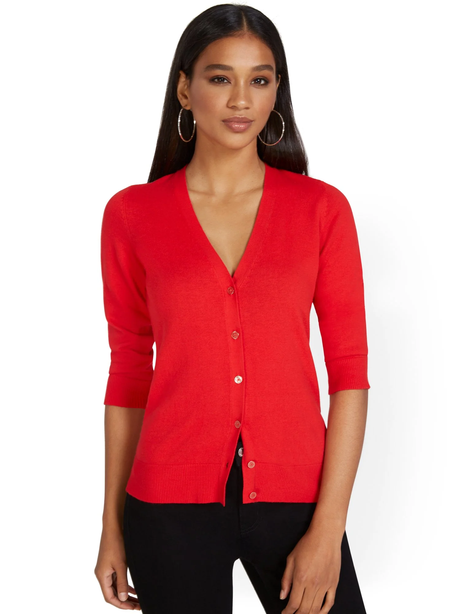 Chelsea V-Neck Cardigan - Image 6