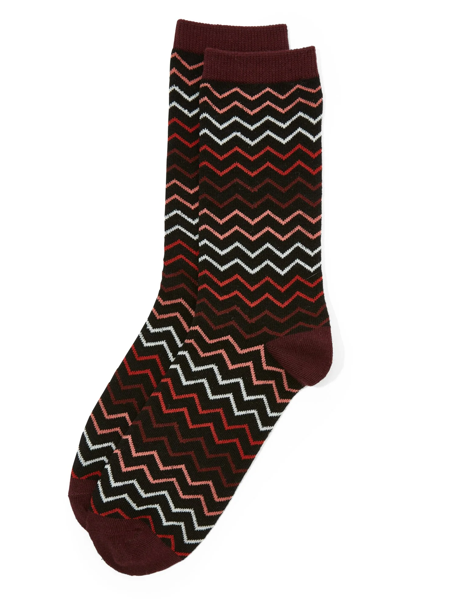 Chevron-Stripe Crew Sock - Image 2