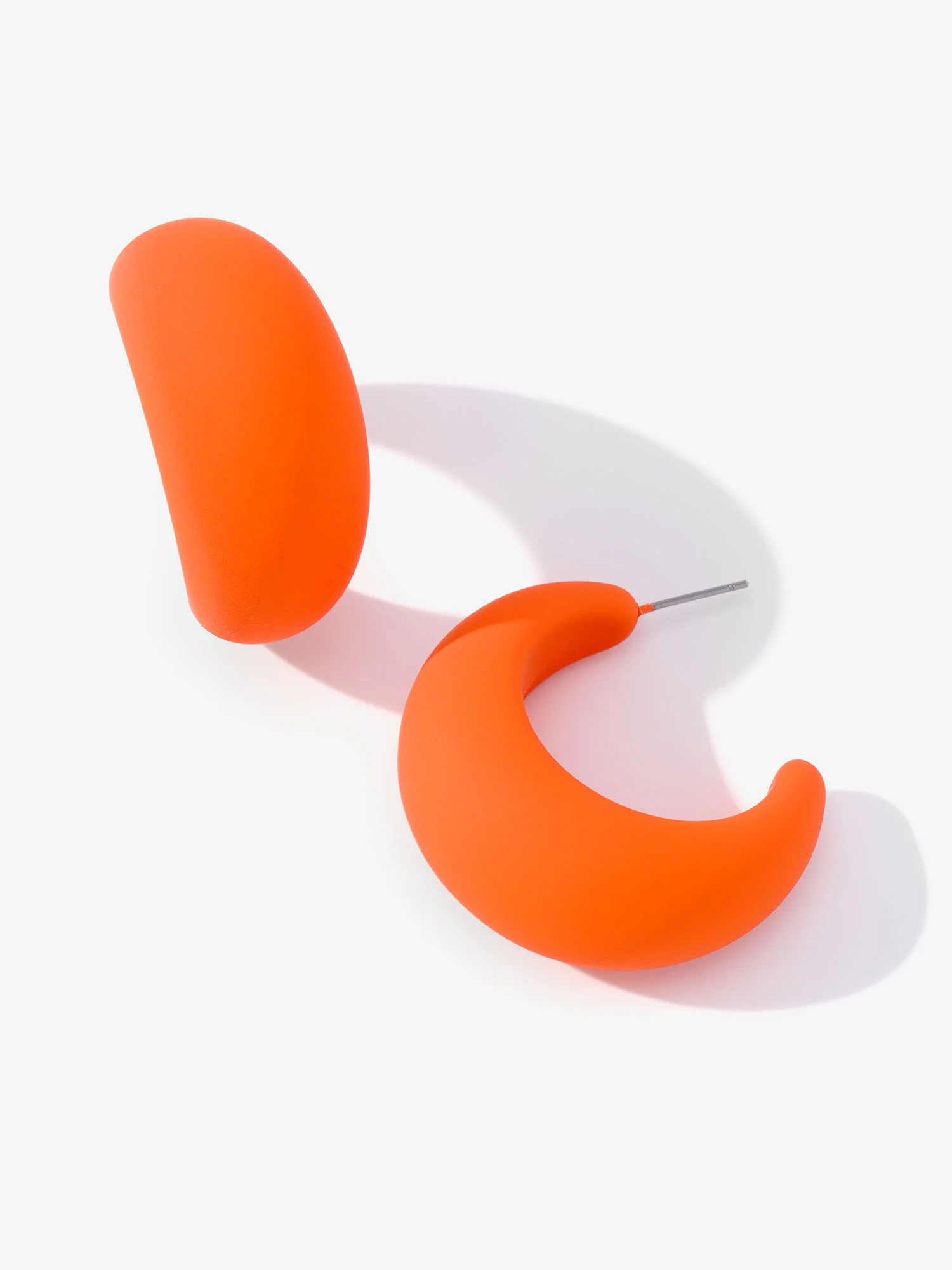 Marcus Adler Chunky Acrylic Matte Hoops - Brands We Love