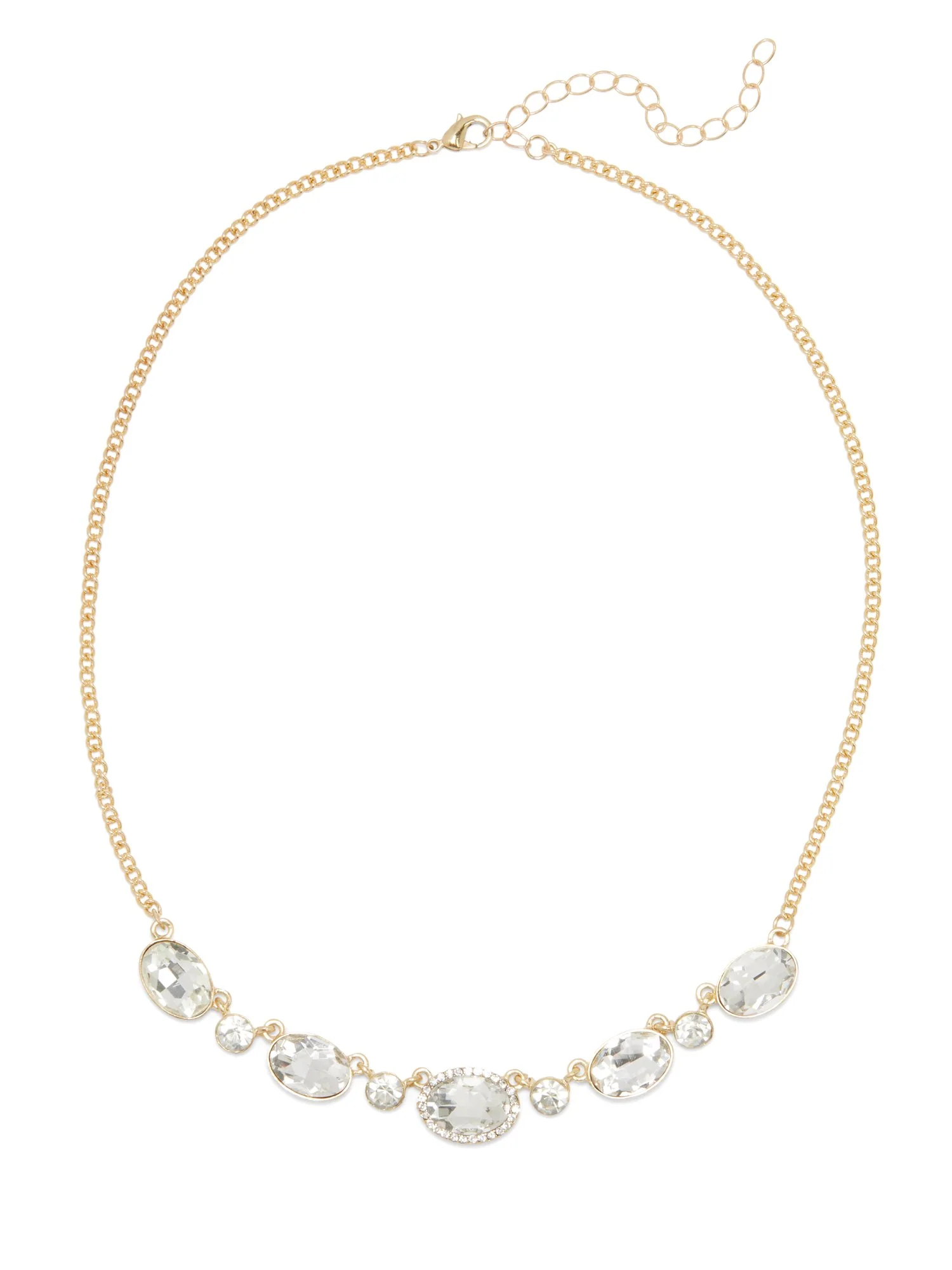 Clear Gemstone Necklace