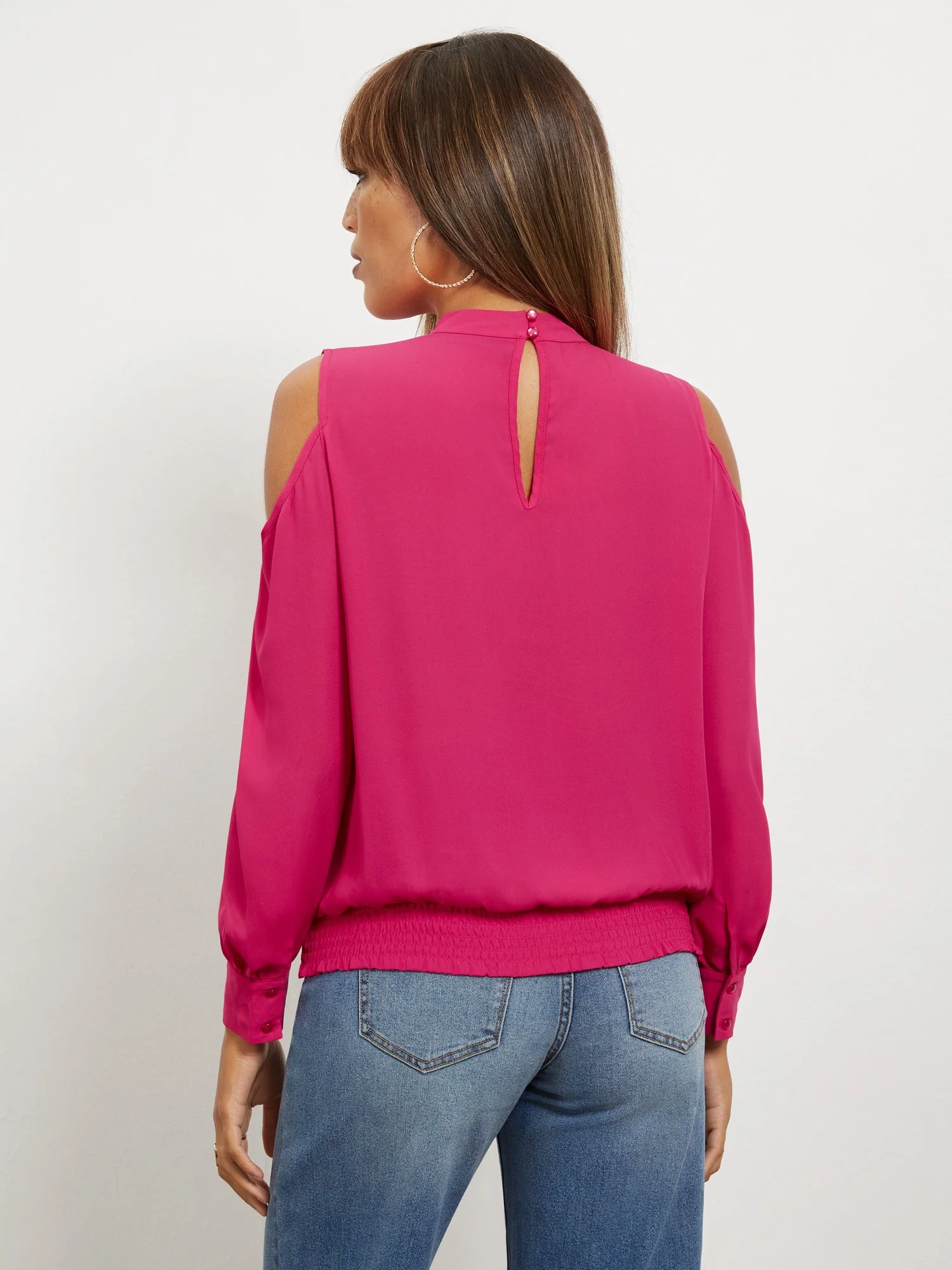 Cold-Shoulder Banded Top - Image 3