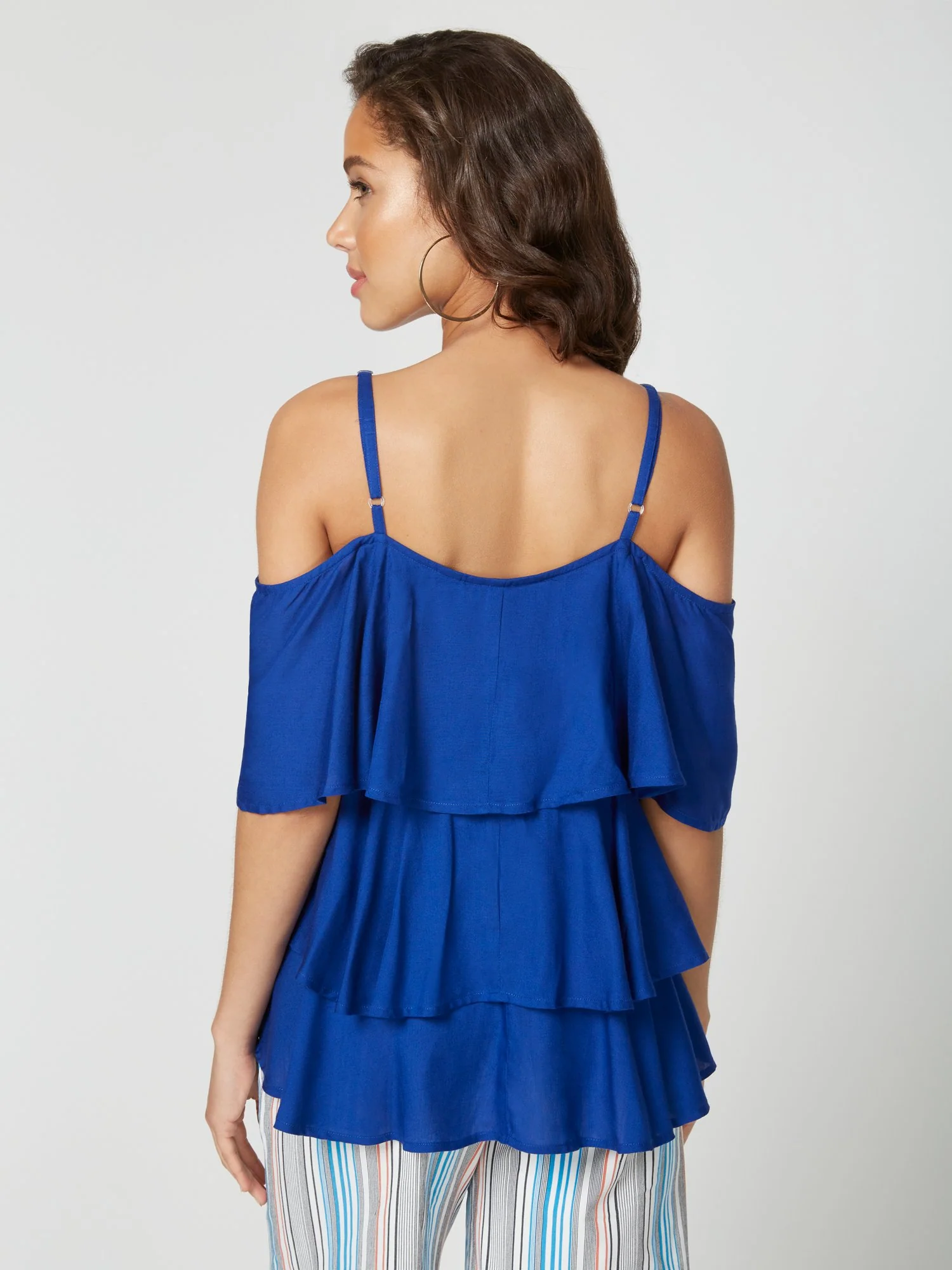 Cold-Shoulder Tiered Top - Image 6