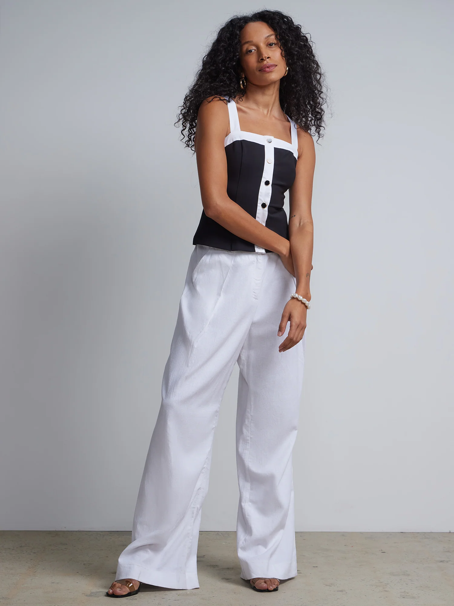 Colorblock Button-Front Blouse - Fit To Flatter - Image 4