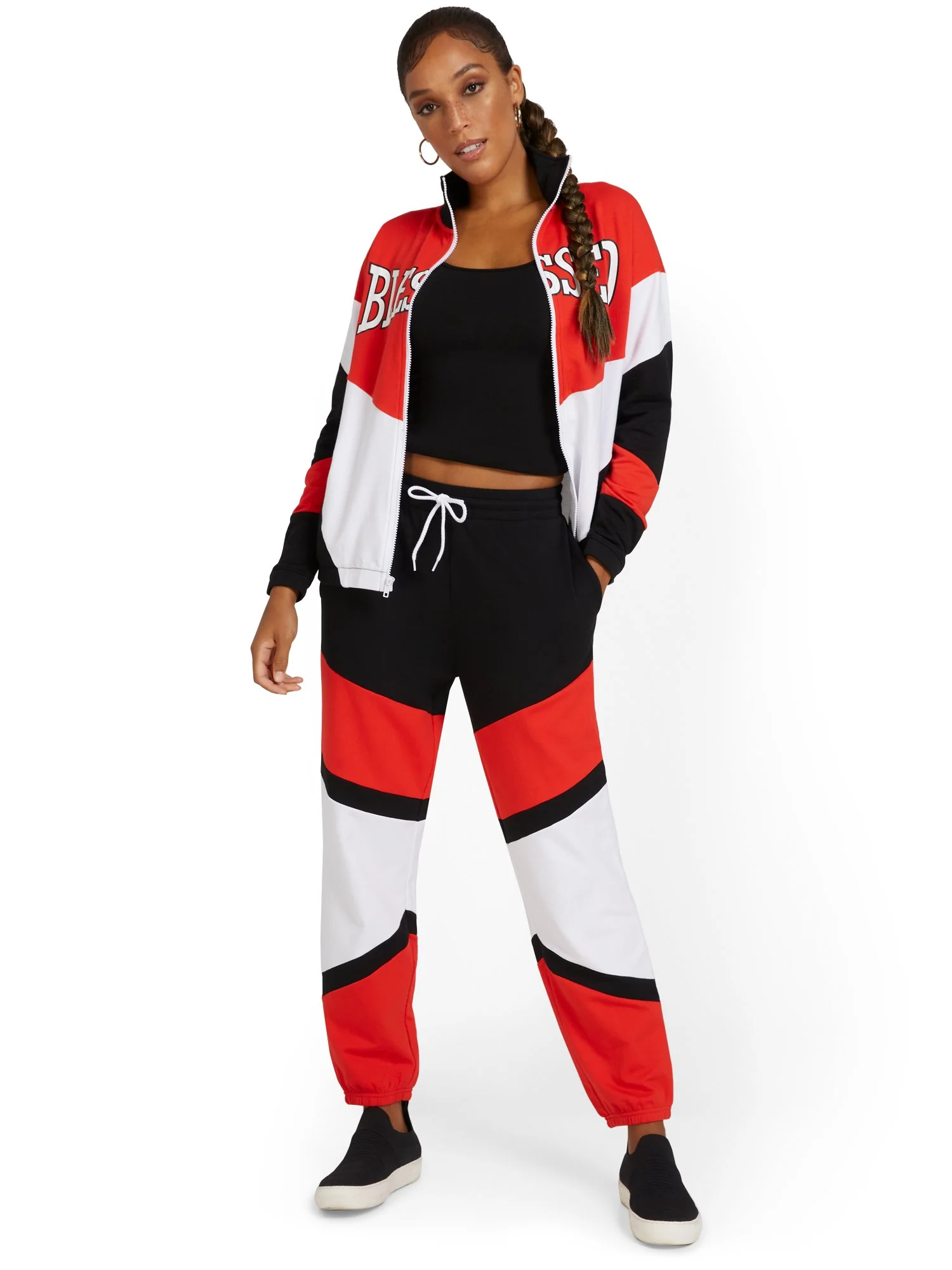 Colorblock French Terry Jogger Pant - Image 3