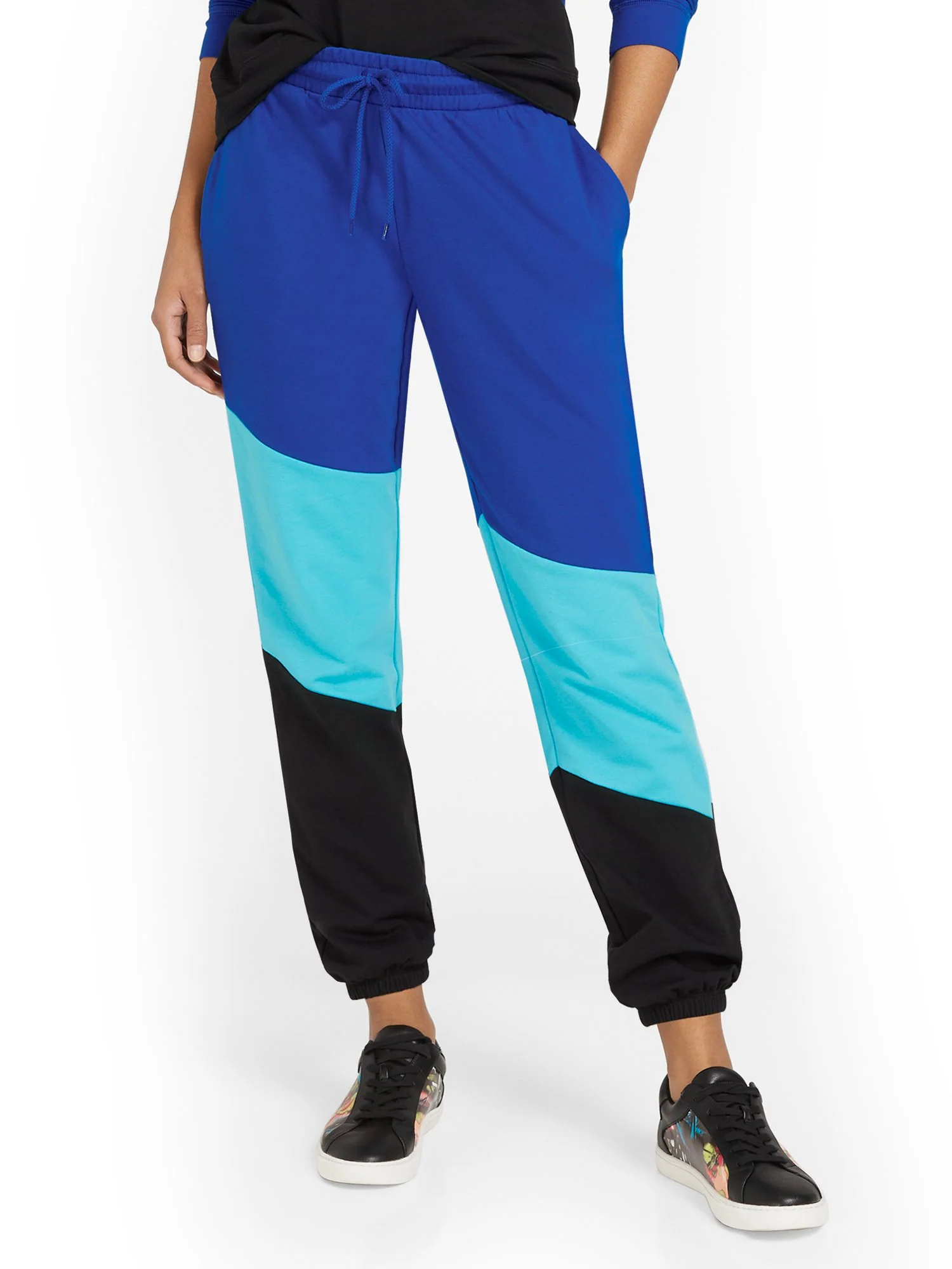 Colorblock French Terry Jogger Pant - Image 6