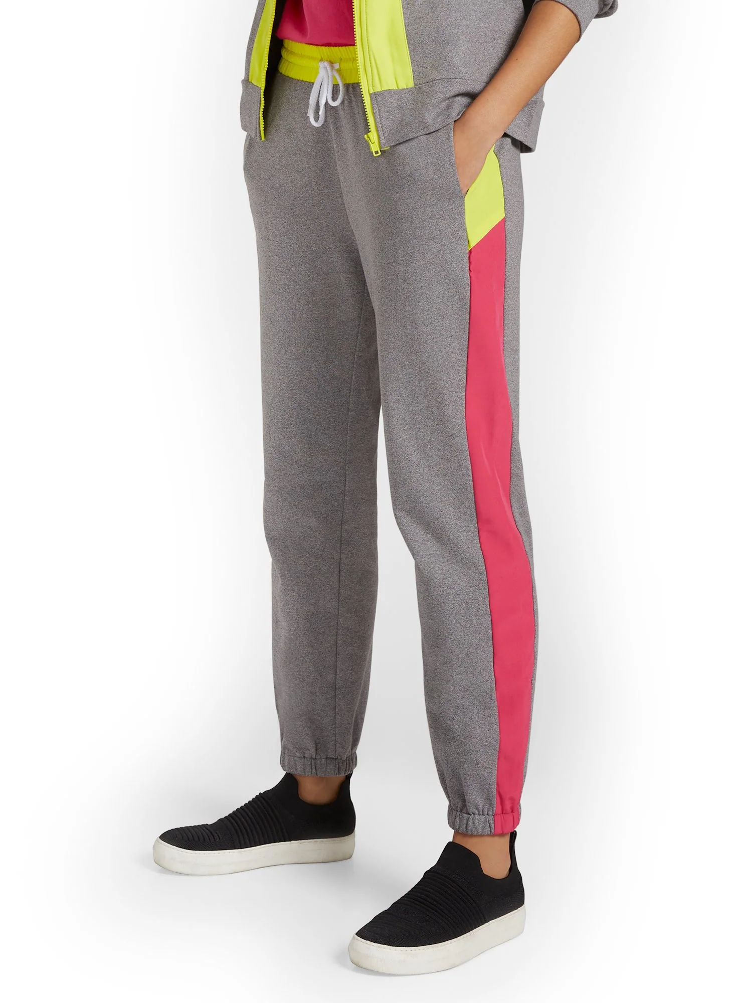 Colorblock French Terry Jogger Pant - Image 2