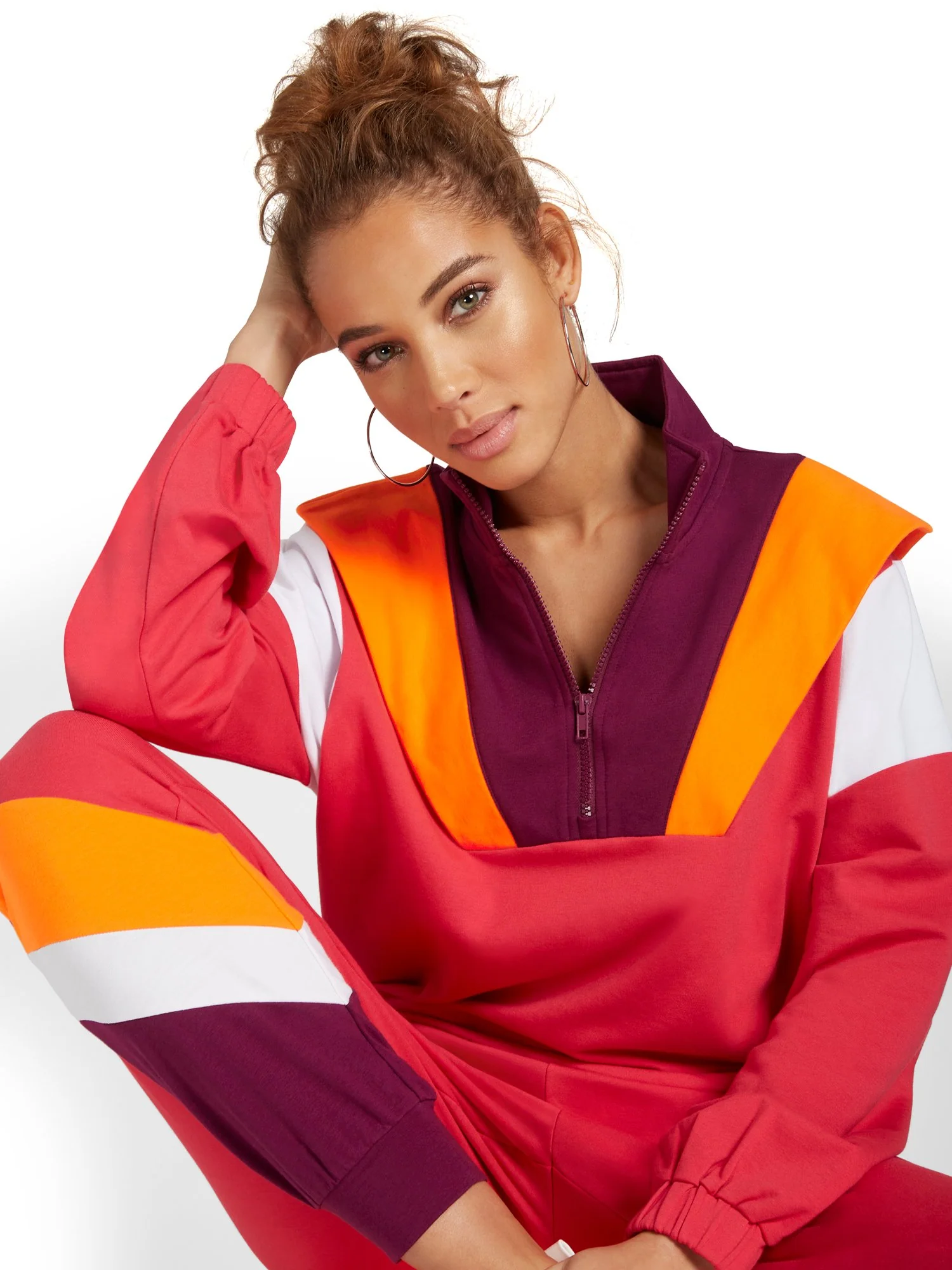 Colorblock French Terry Pullover - Image 5
